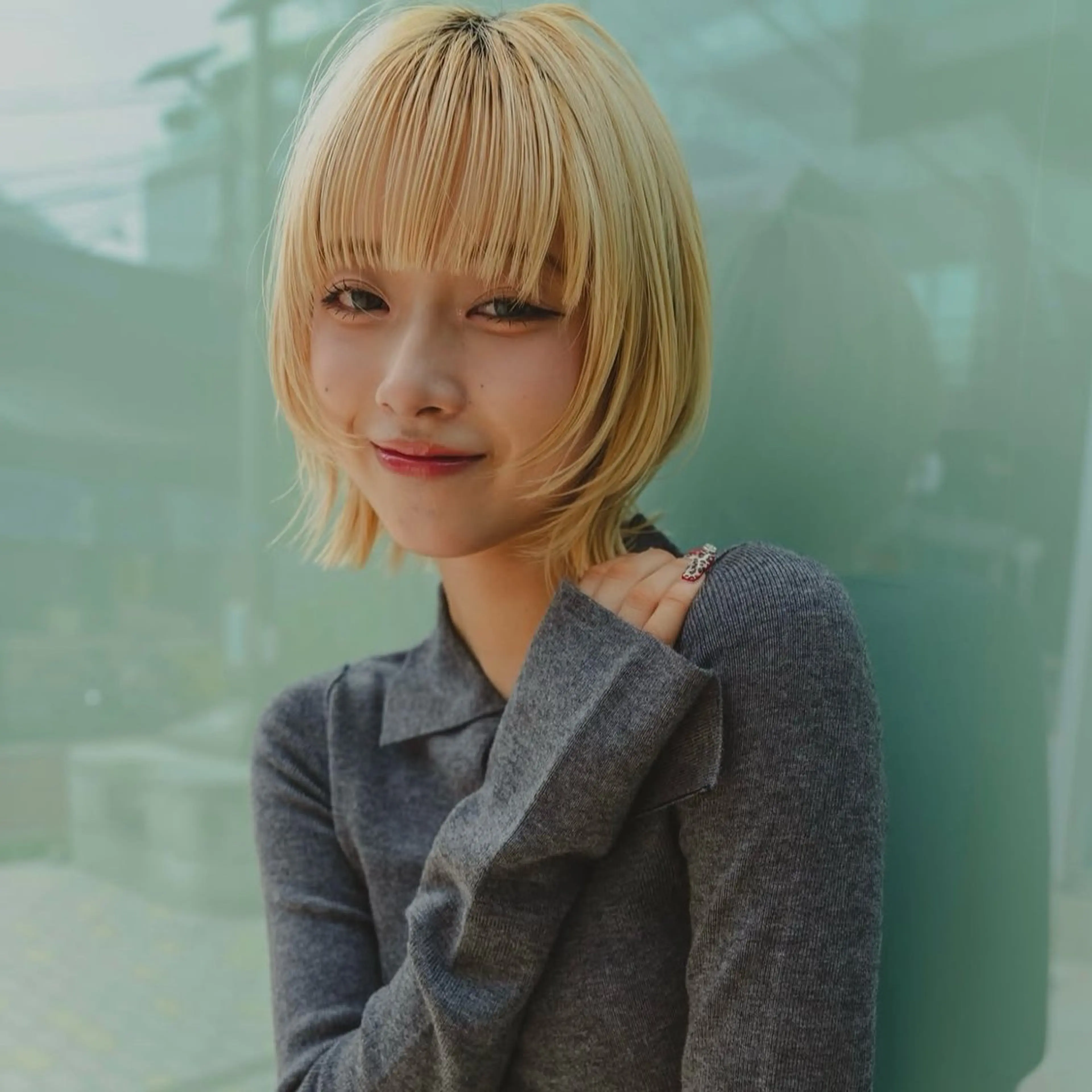 ショート ANY所属・透明感カラー sayaᯓ★のヘアスタイル