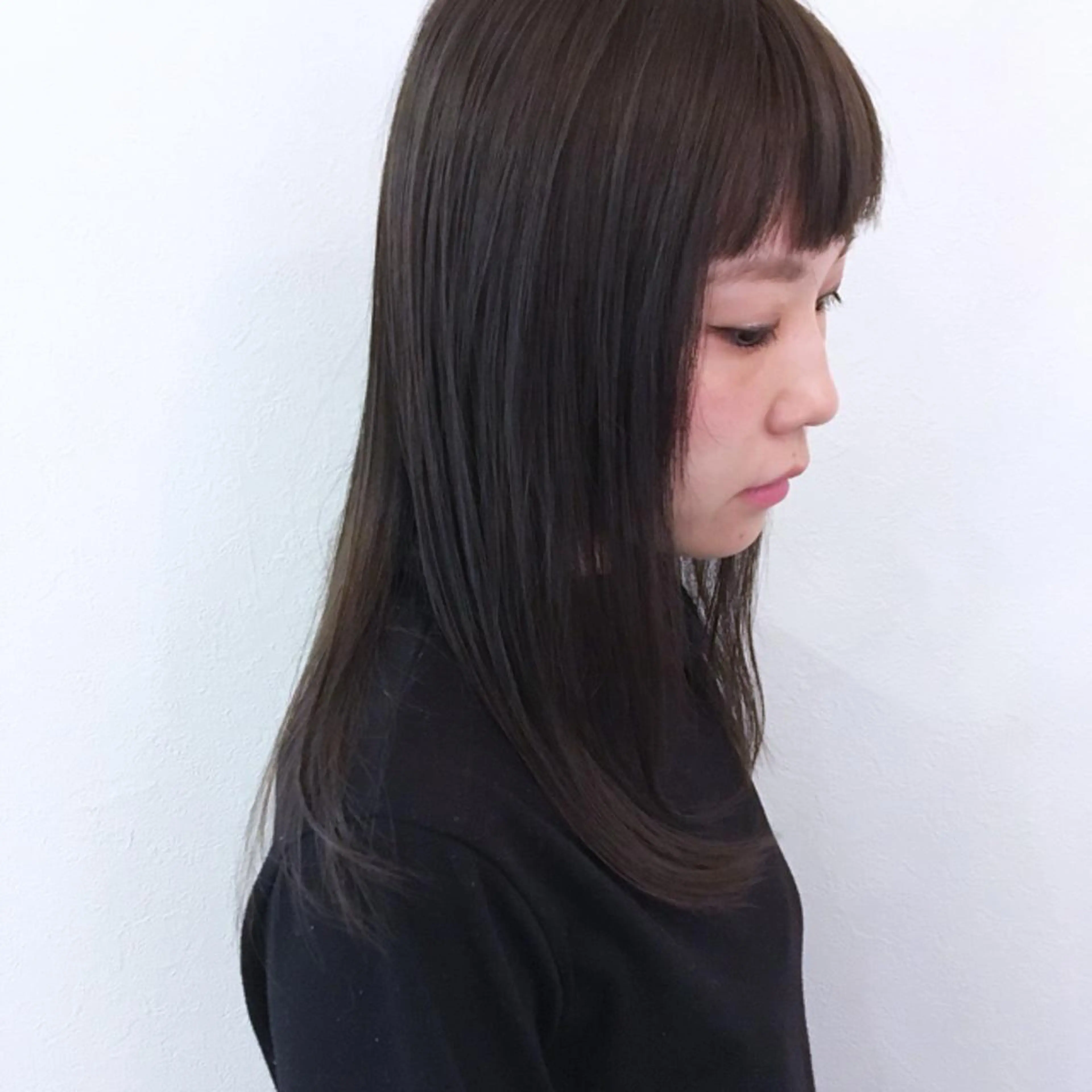 ロング カラー 斉藤 貴也のヘアスタイル