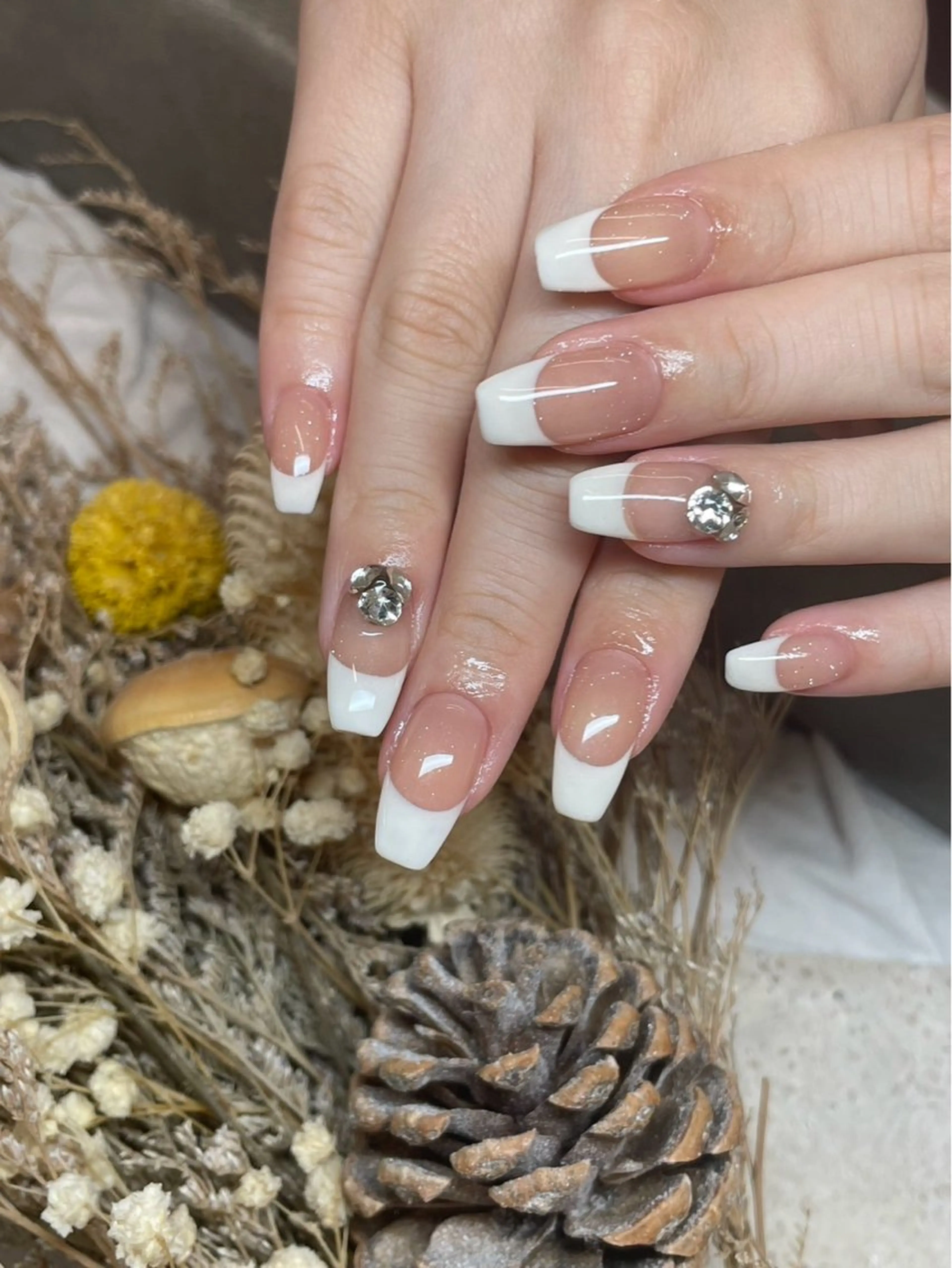 フレンチネイルの写真