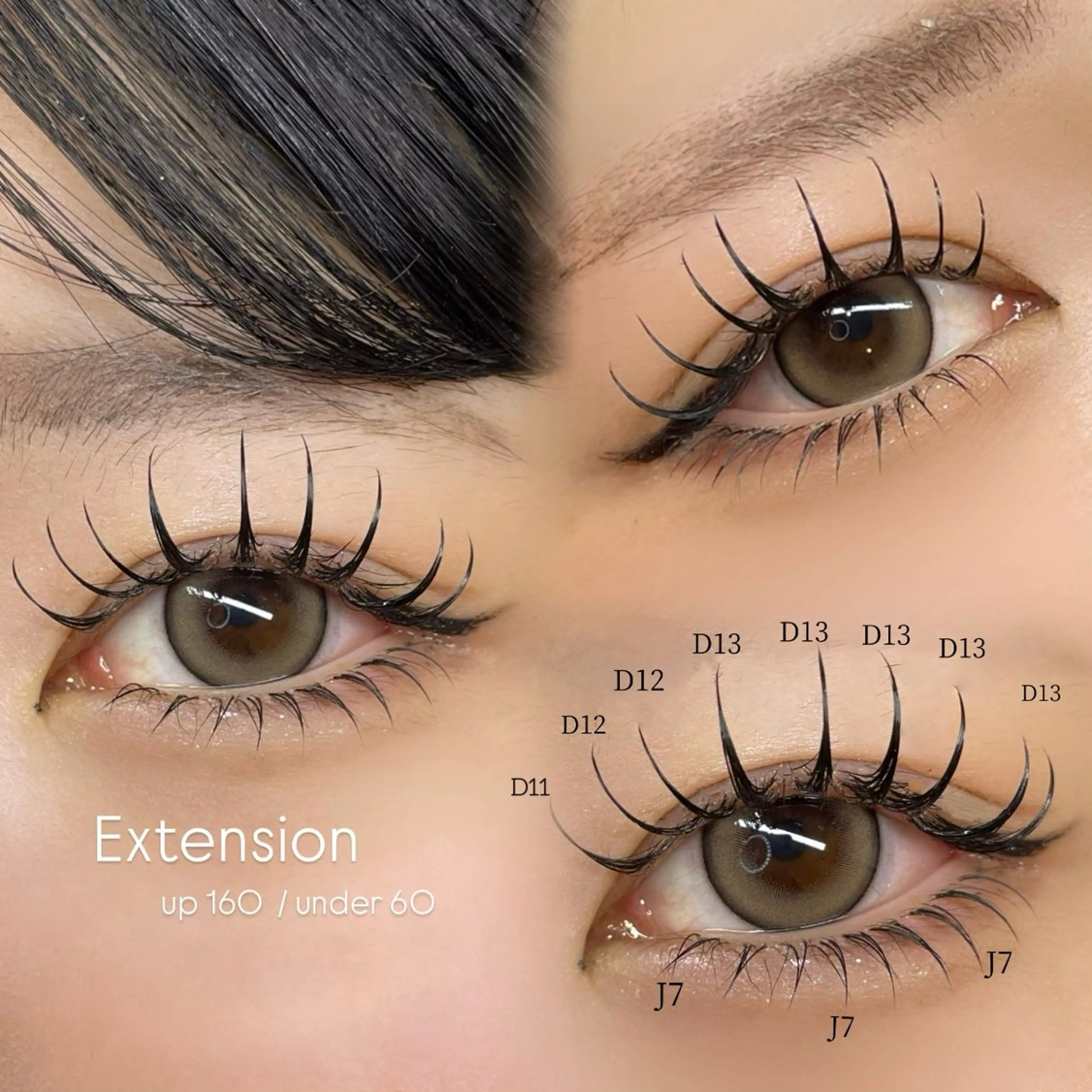 マツエク・マツパ マツエク Mell Yuuna ♡パリエク /束感のマツエク・マツパデザイン