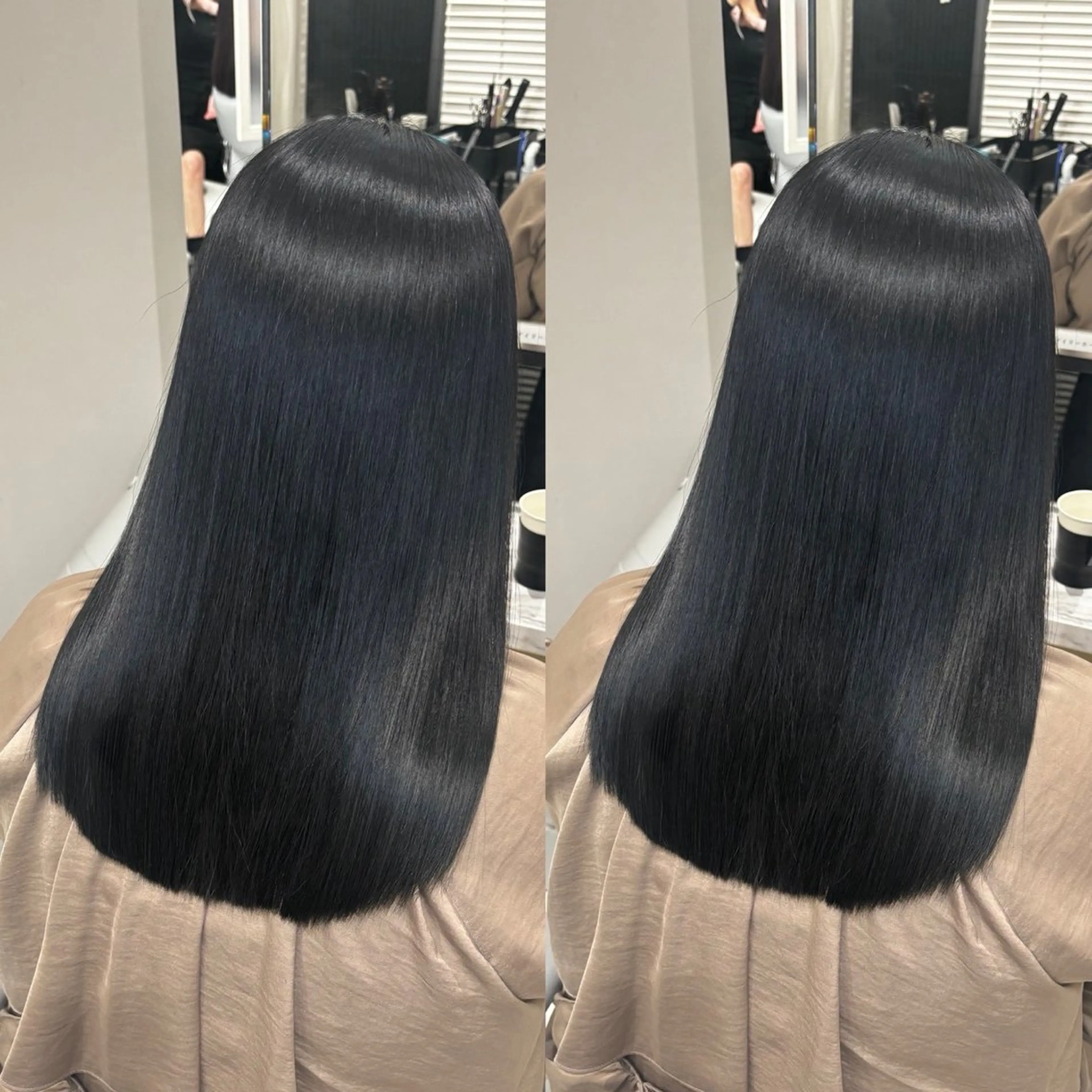 ロング カラー ブリーチ 髪質改善 縮毛矯正 トリートメント 酸性ストレート 渡邉 大介のヘアスタイル