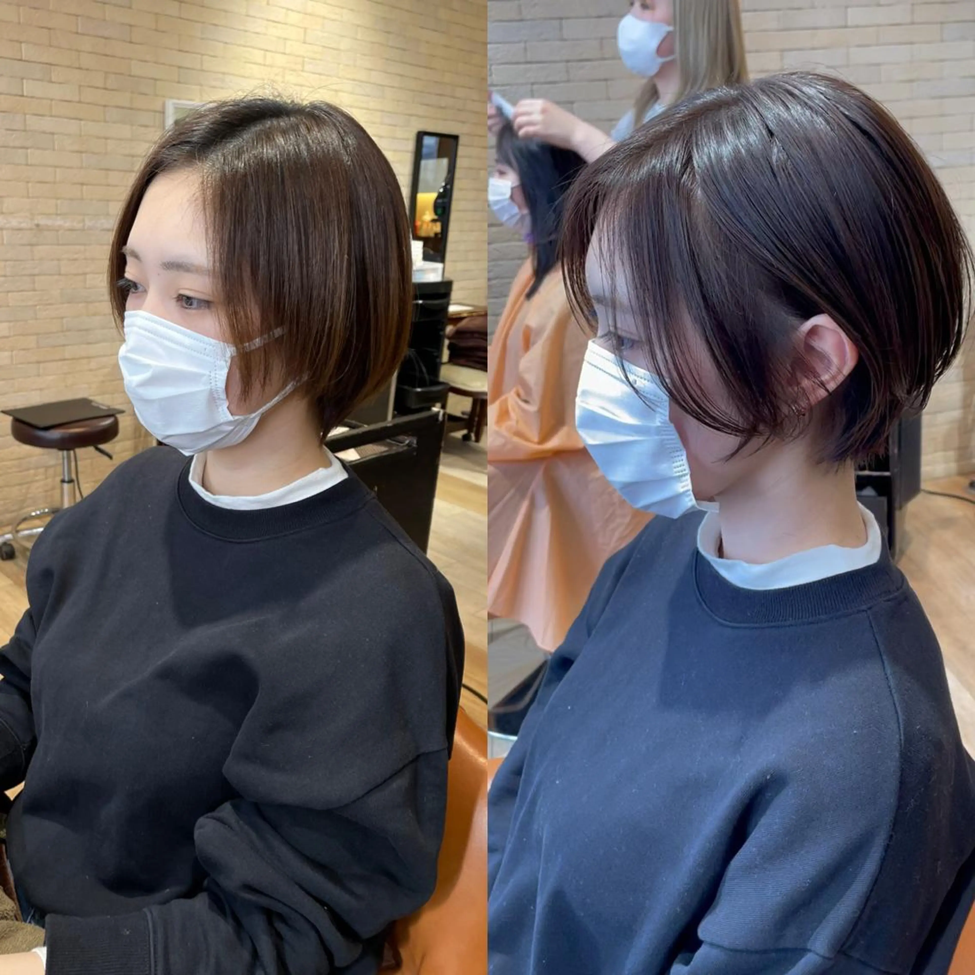 ショート 亀川蓮 Agu hairのヘアスタイル