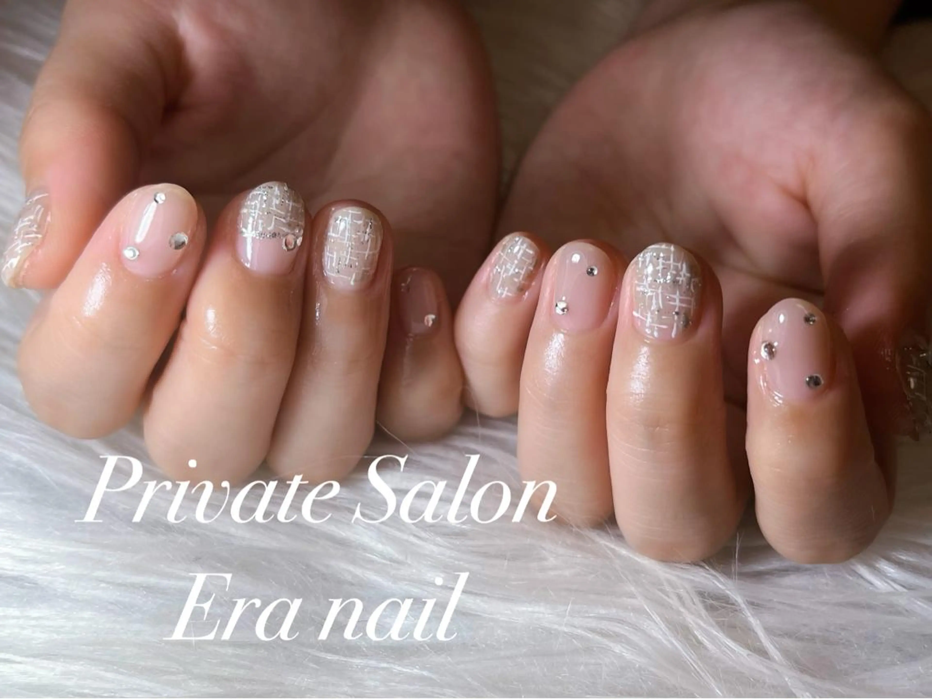 ネイル ツイードネイル Era nailのネイルデザイン