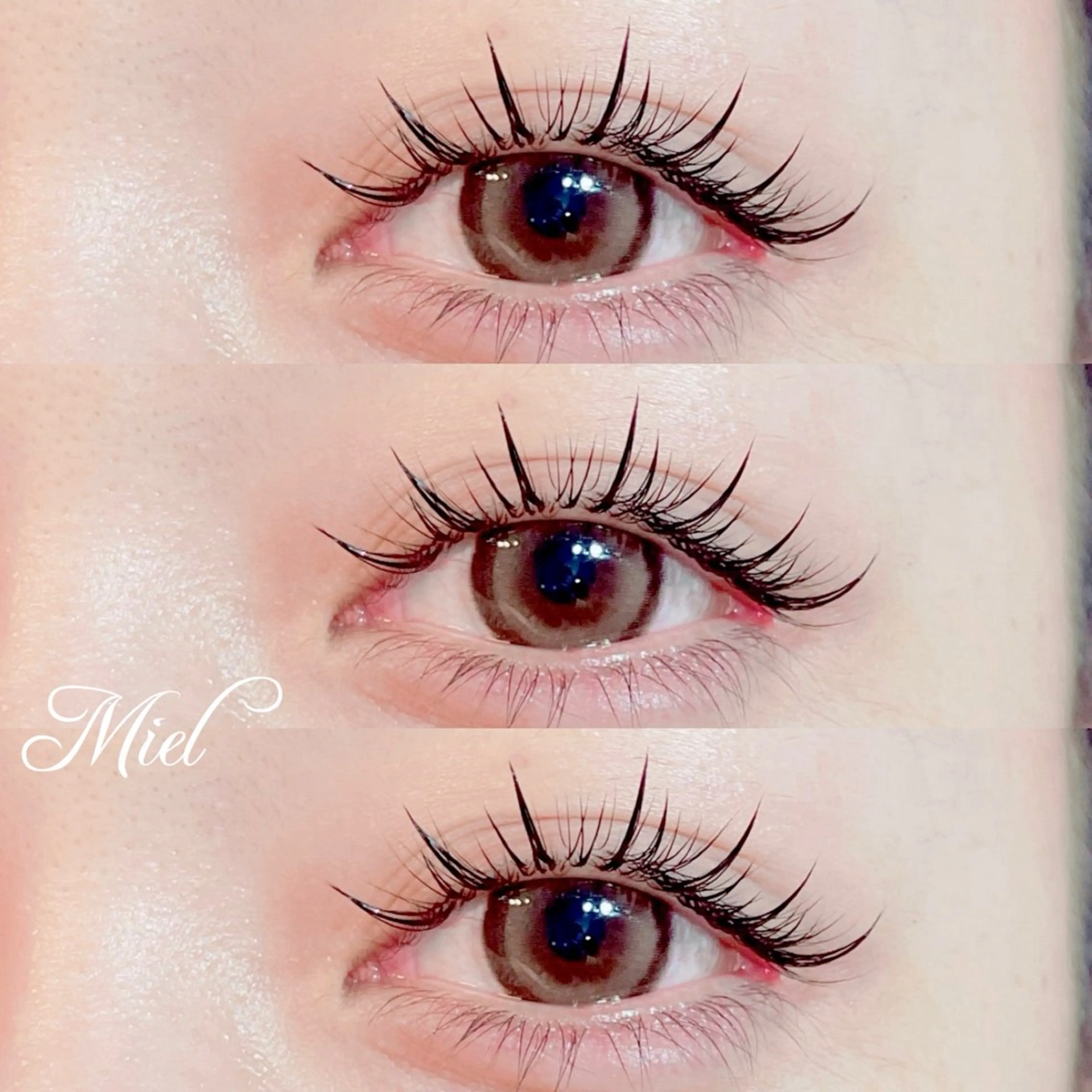 マツエク・マツパ カラーマツエク フラットラッシュ ボリュームラッシュ ワンホンマツエク Mori ✨Mystical✨のマツエク・マツパデザイン