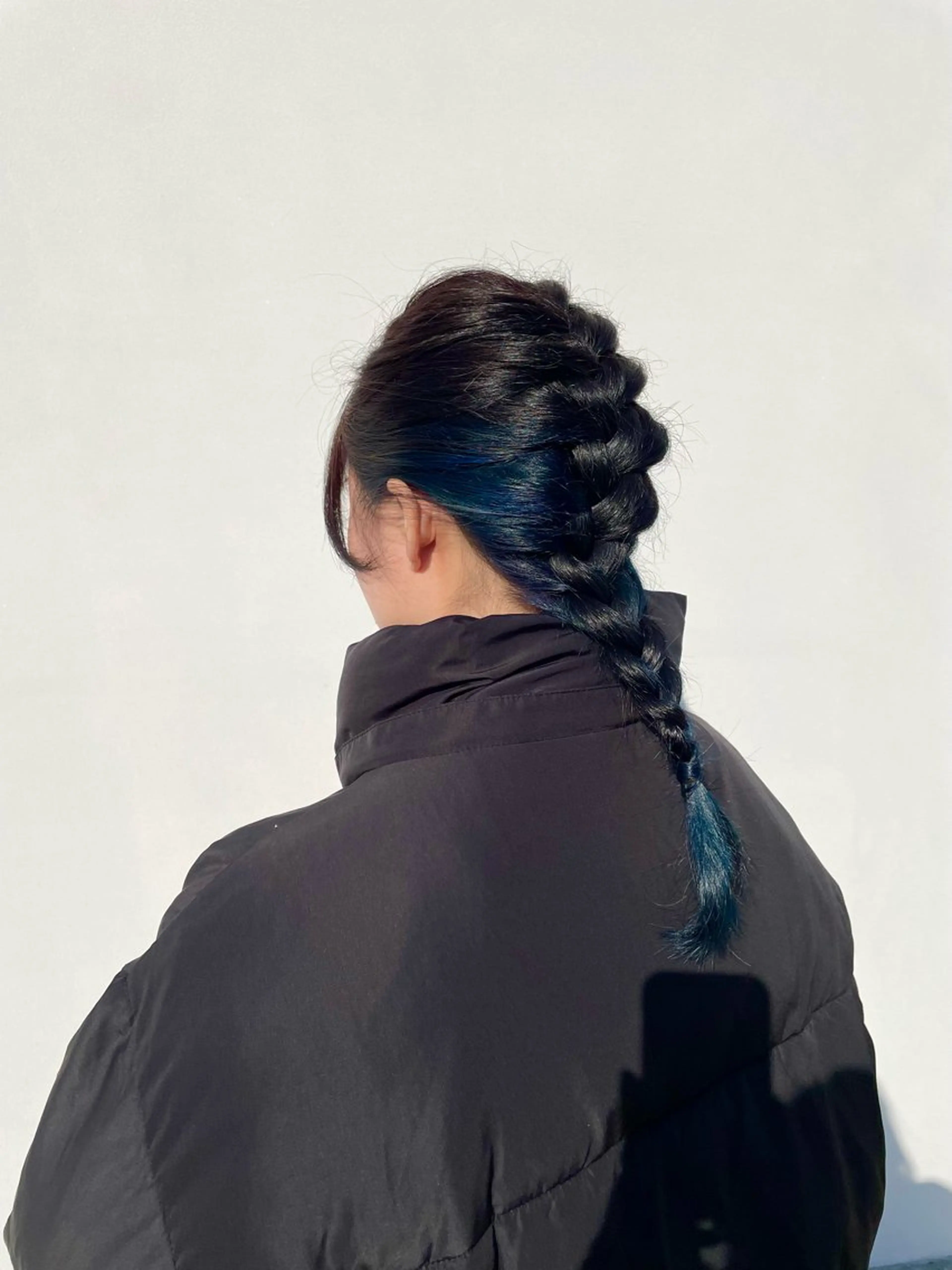 ロング カラー ヘアアレンジ 黒岩 梨沙のヘアスタイル