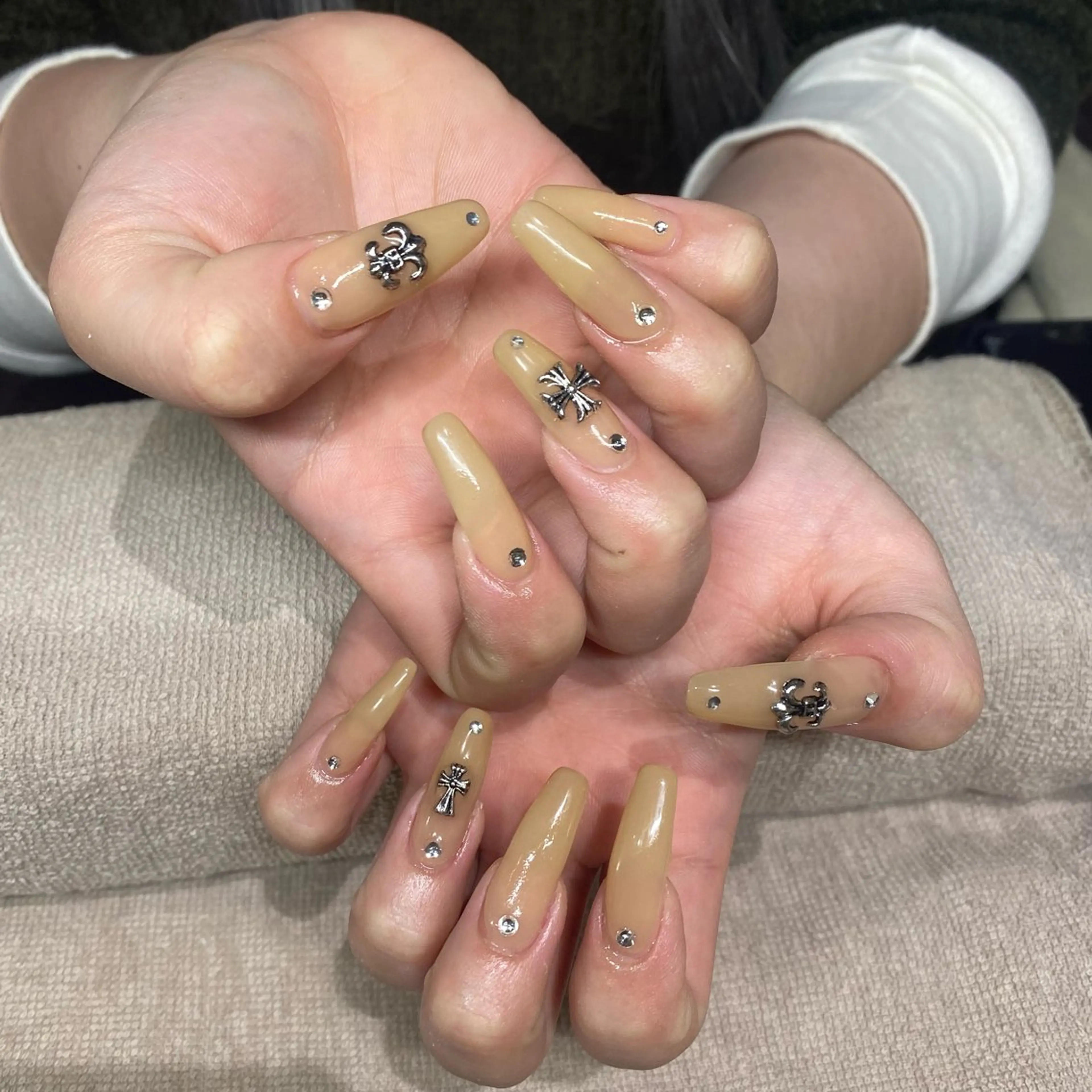 ネイル アートネイル フットネイル グラデーション ラメ(グリッター) ラメグラデーション ハンドネイル nail今村 澪奈のネイルデザイン