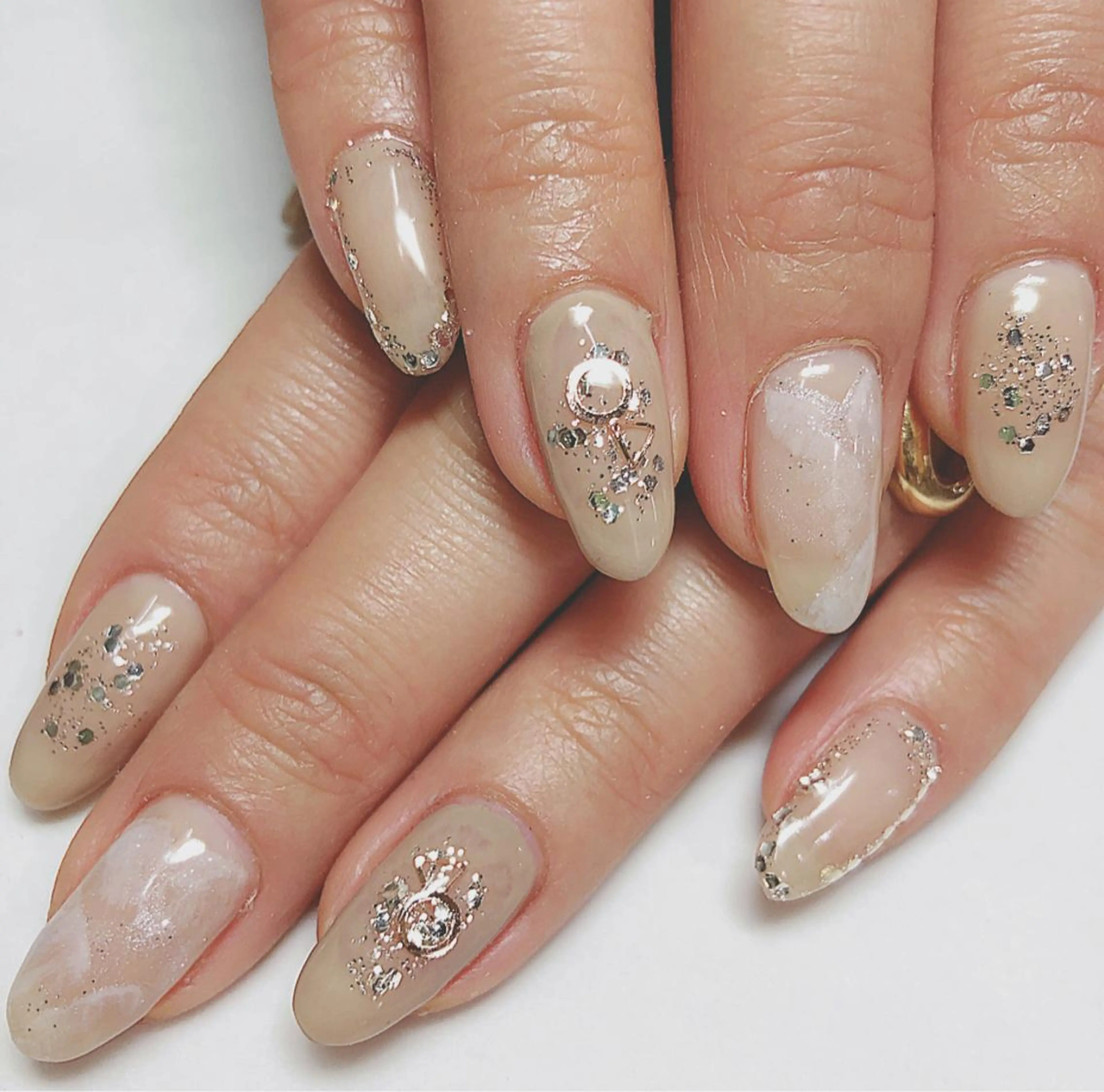 ネイル アートネイル ジェルネイル ワンカラーネイル bijou所属・相馬 礼菜のネイルデザイン