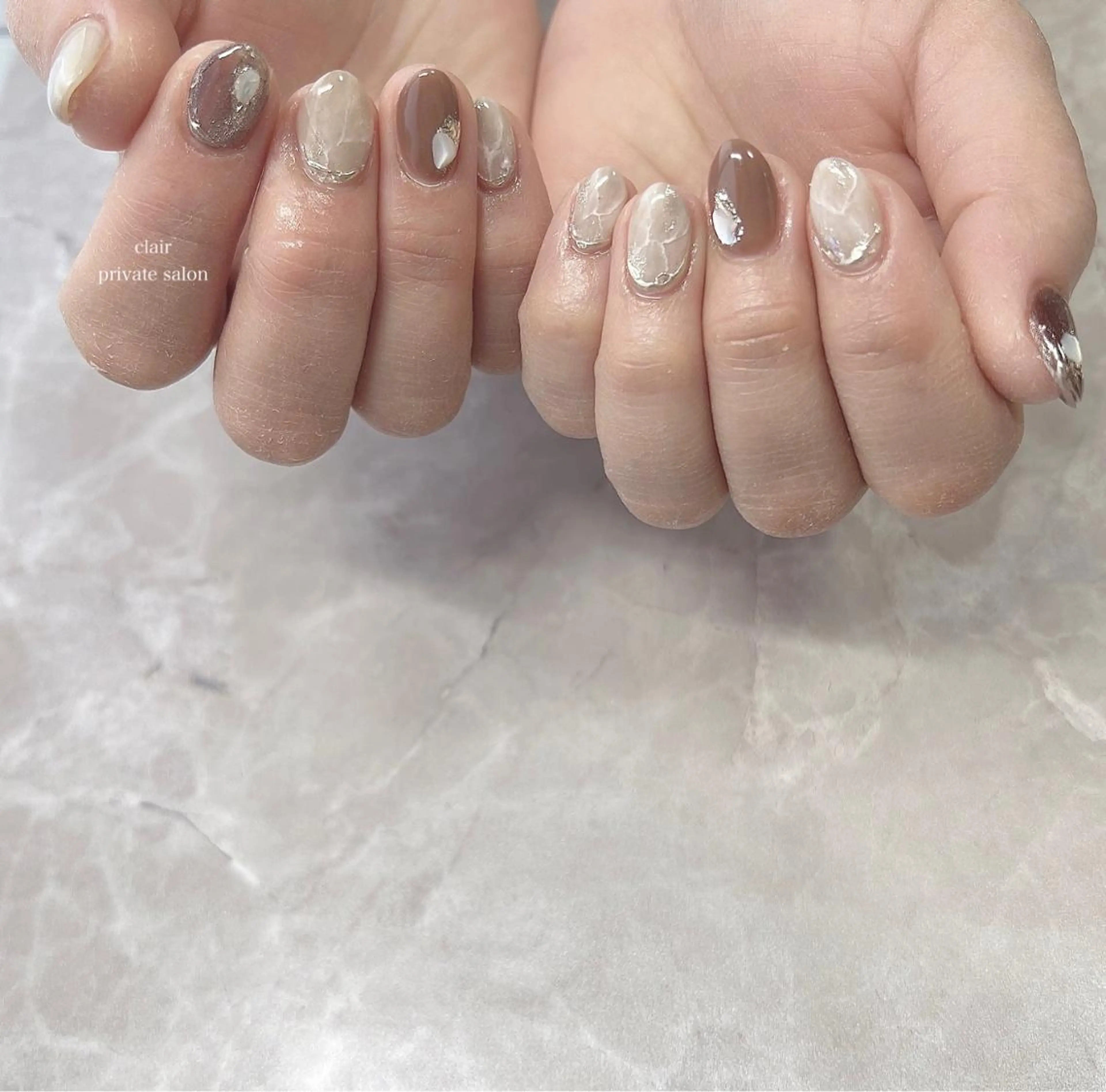 ネイル ハンドネイル ハンドケア nail salon una.のネイルデザイン