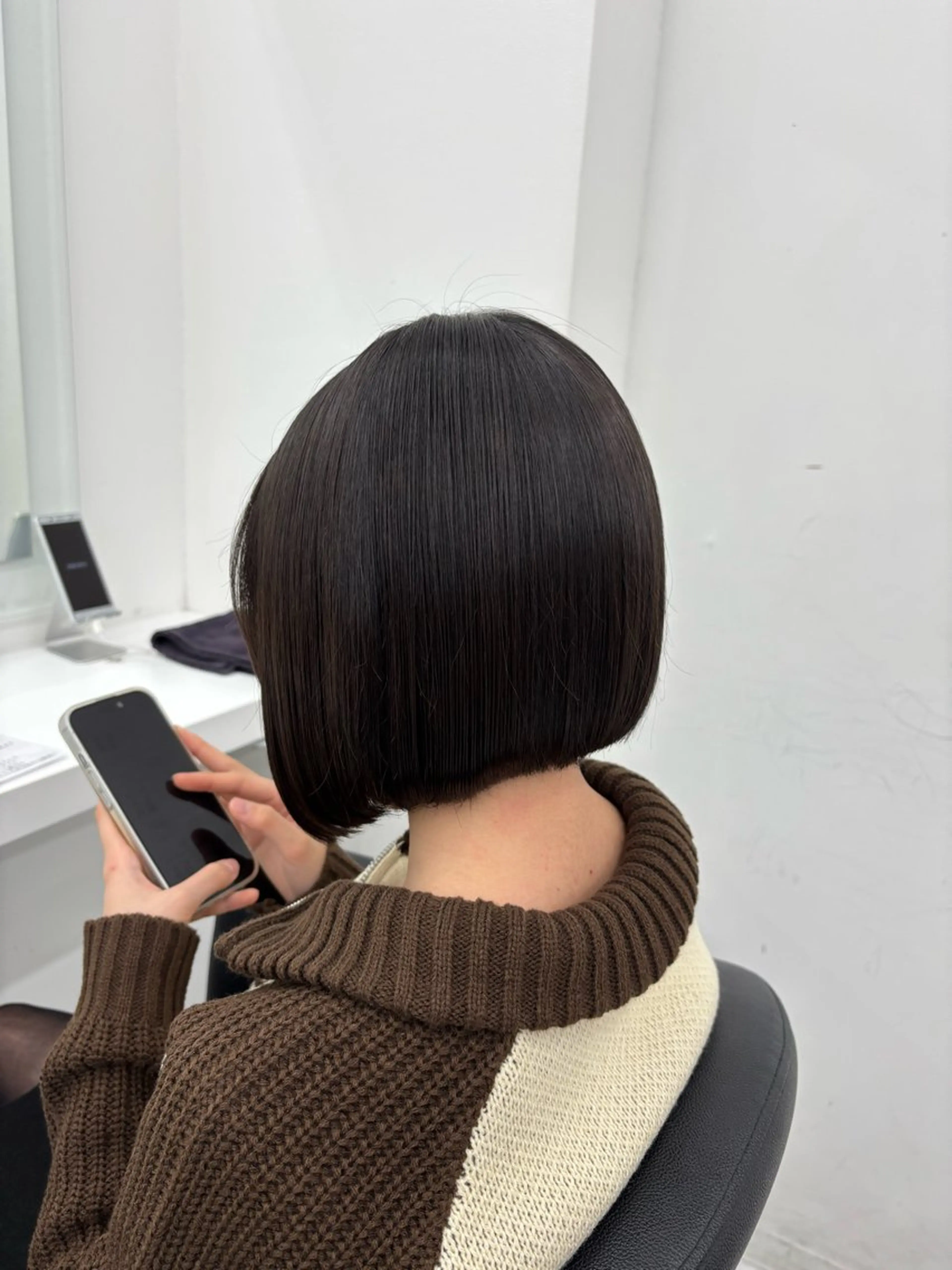 ミディアム カット トリートメント ヘッドスパ ヘアセット 表参道ハッシュカット レイヤー/リノンのヘアスタイル