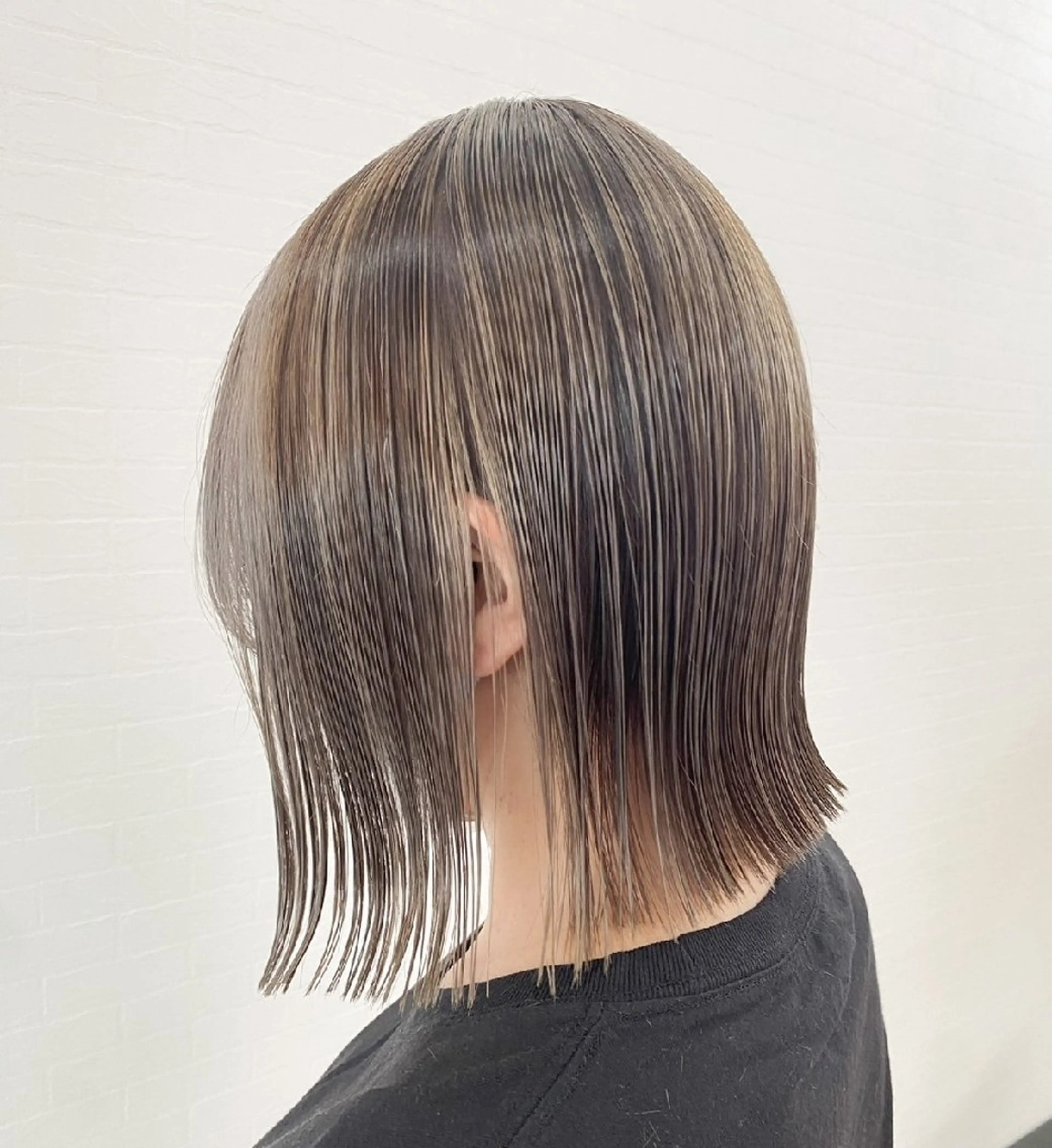 白髪ぼかしハイライト+カラーの写真