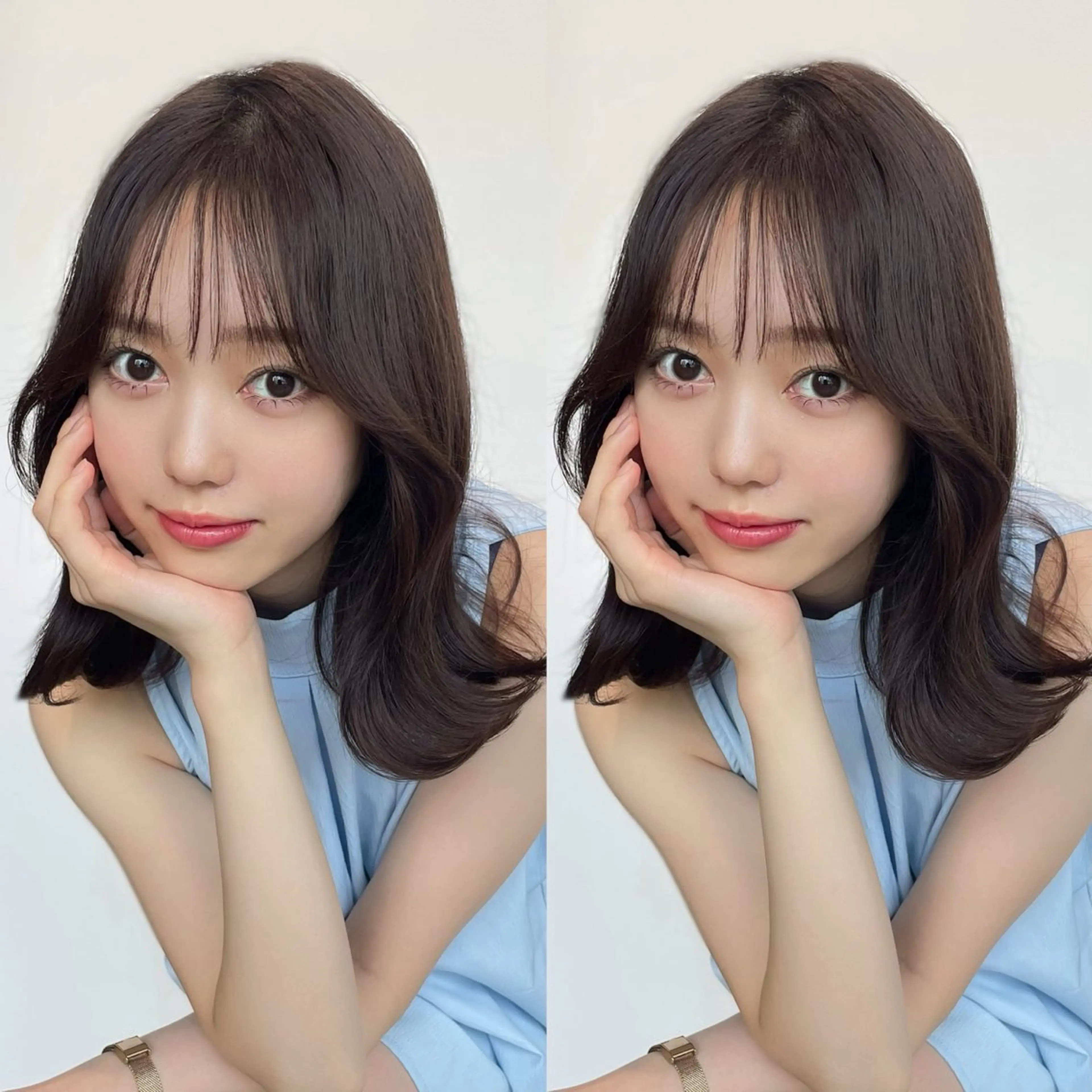 ミディアム カット ヘアセット Hair&Make Allure所属・塩谷康生/髪質改善 /ボブ/縮毛矯正のヘアスタイル