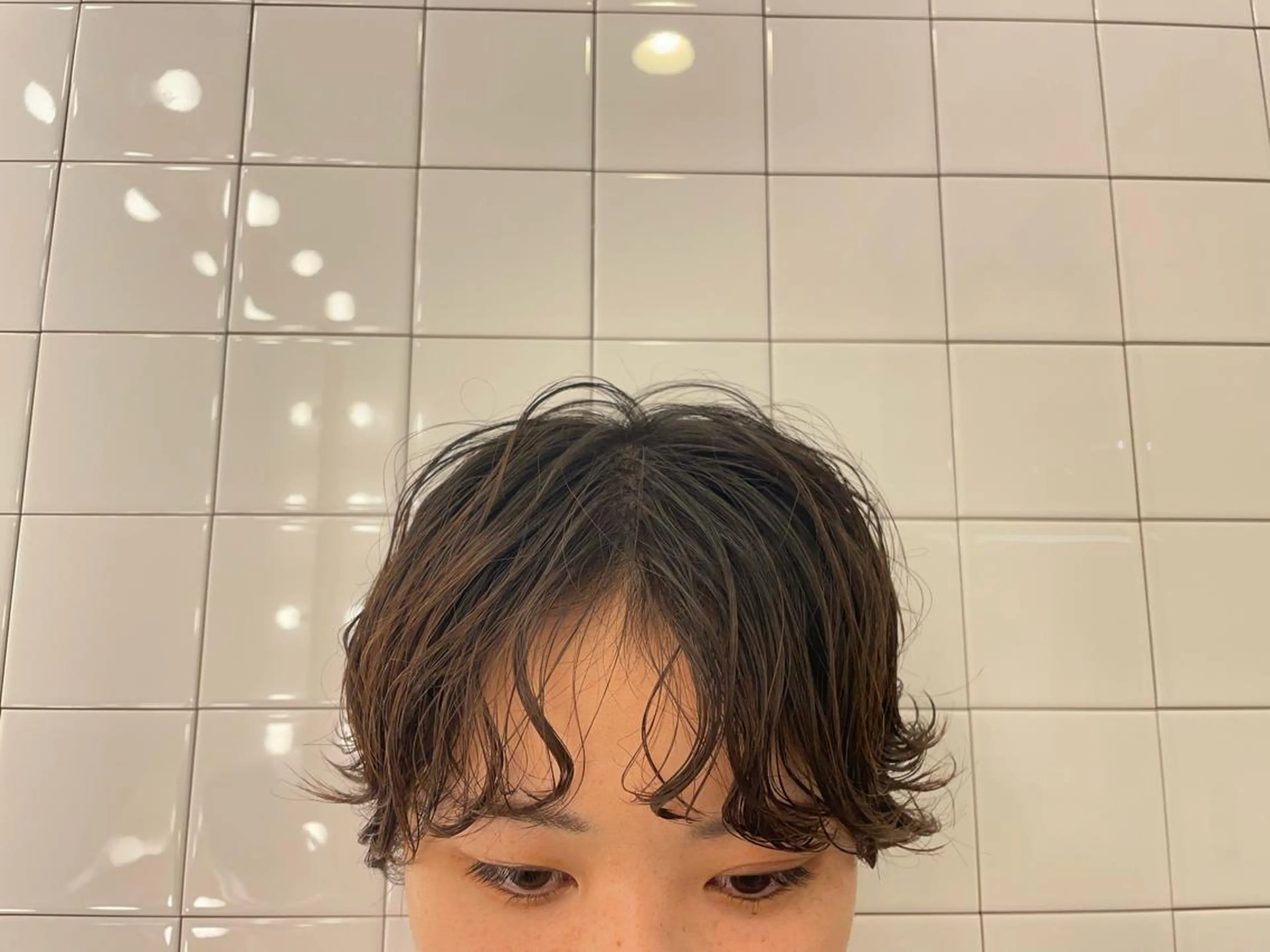 ショート パーマ ショートヘア ハイトーン 🌷ハルミ🌷のヘアスタイル