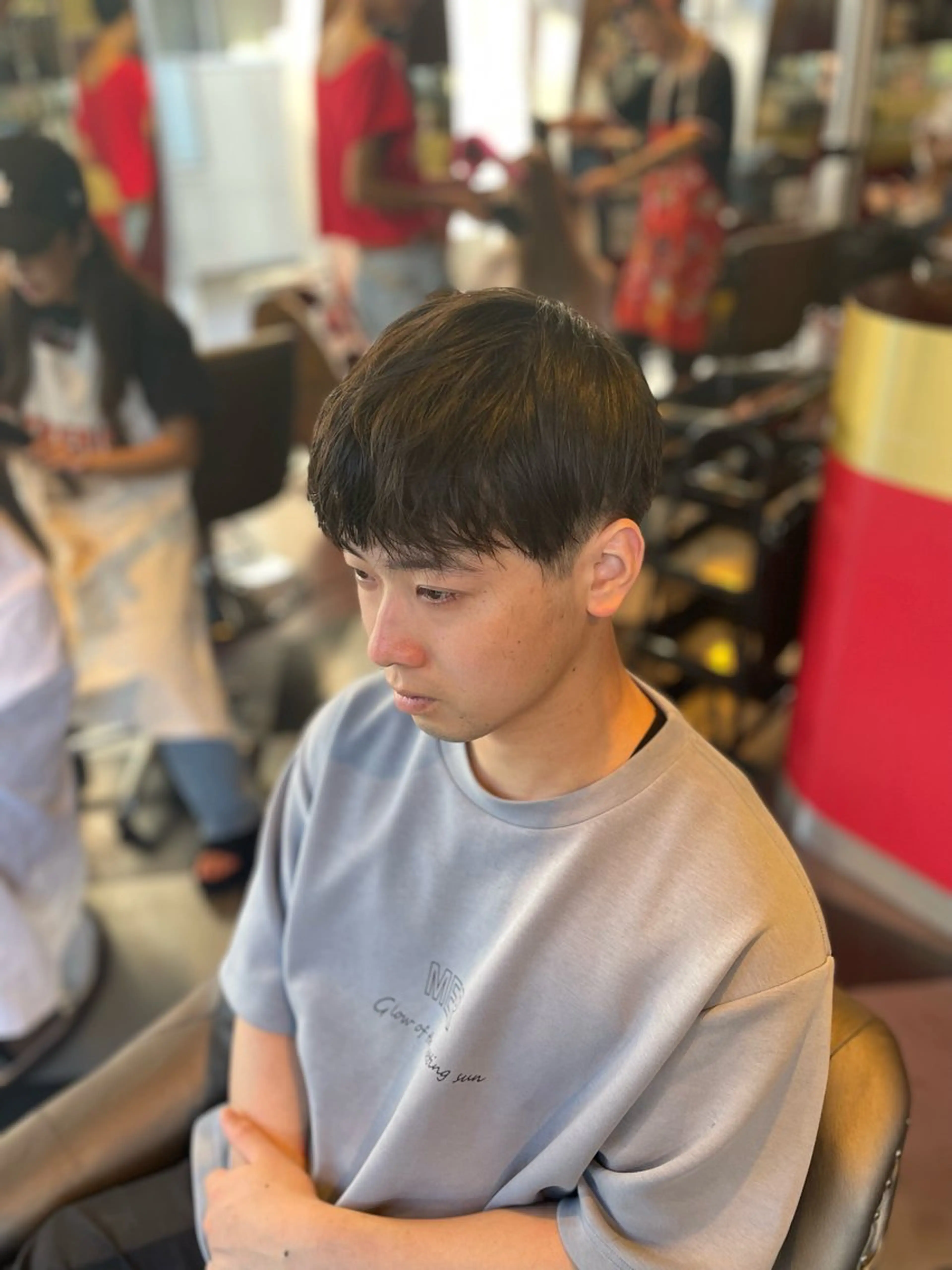 メンズ マッシュ 👑派手髪/カット 👑ANRYのヘアスタイル