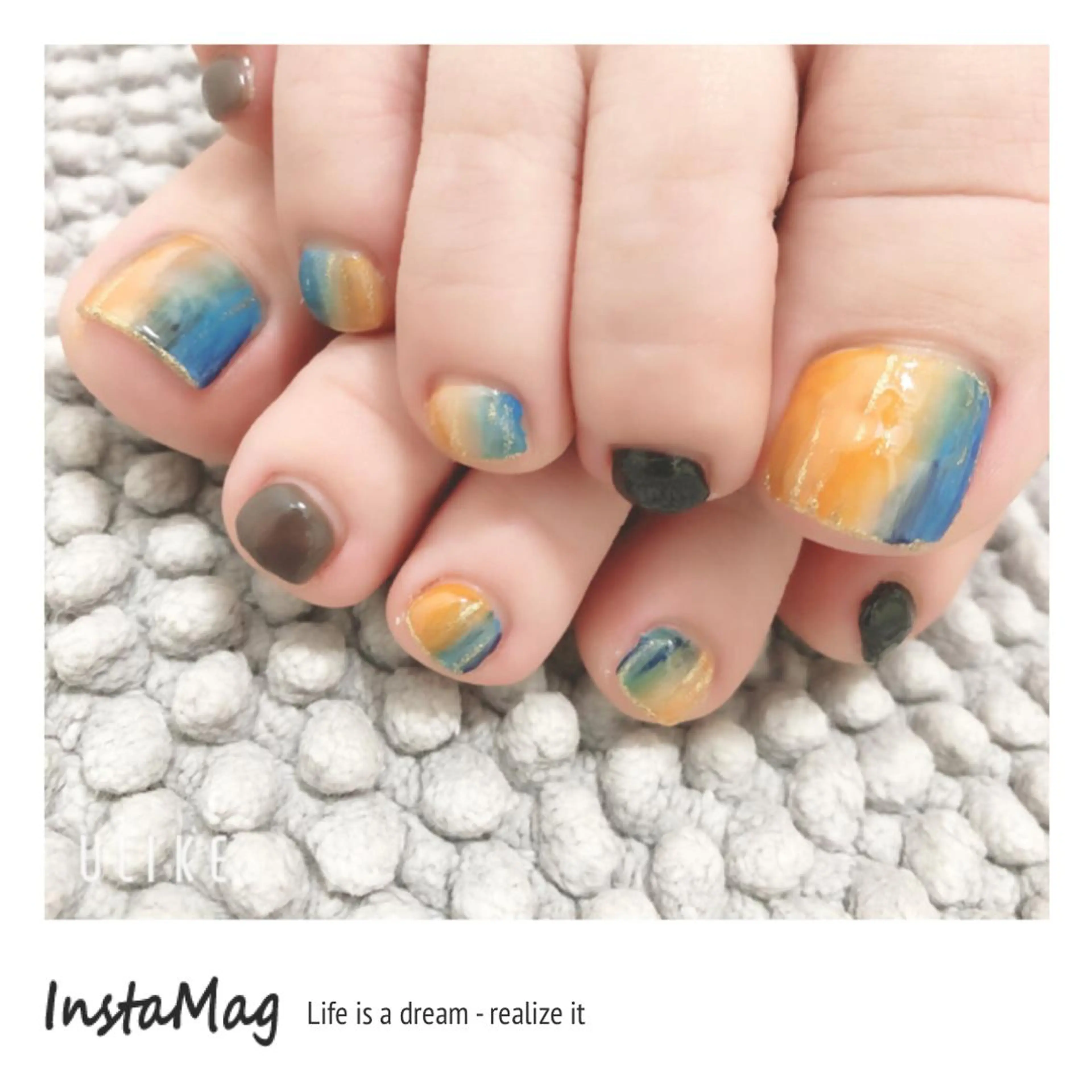 ネイル フットネイル ジェルネイル ミラーネイル スカルプネイル Azulsou 廣川愛のネイルデザイン