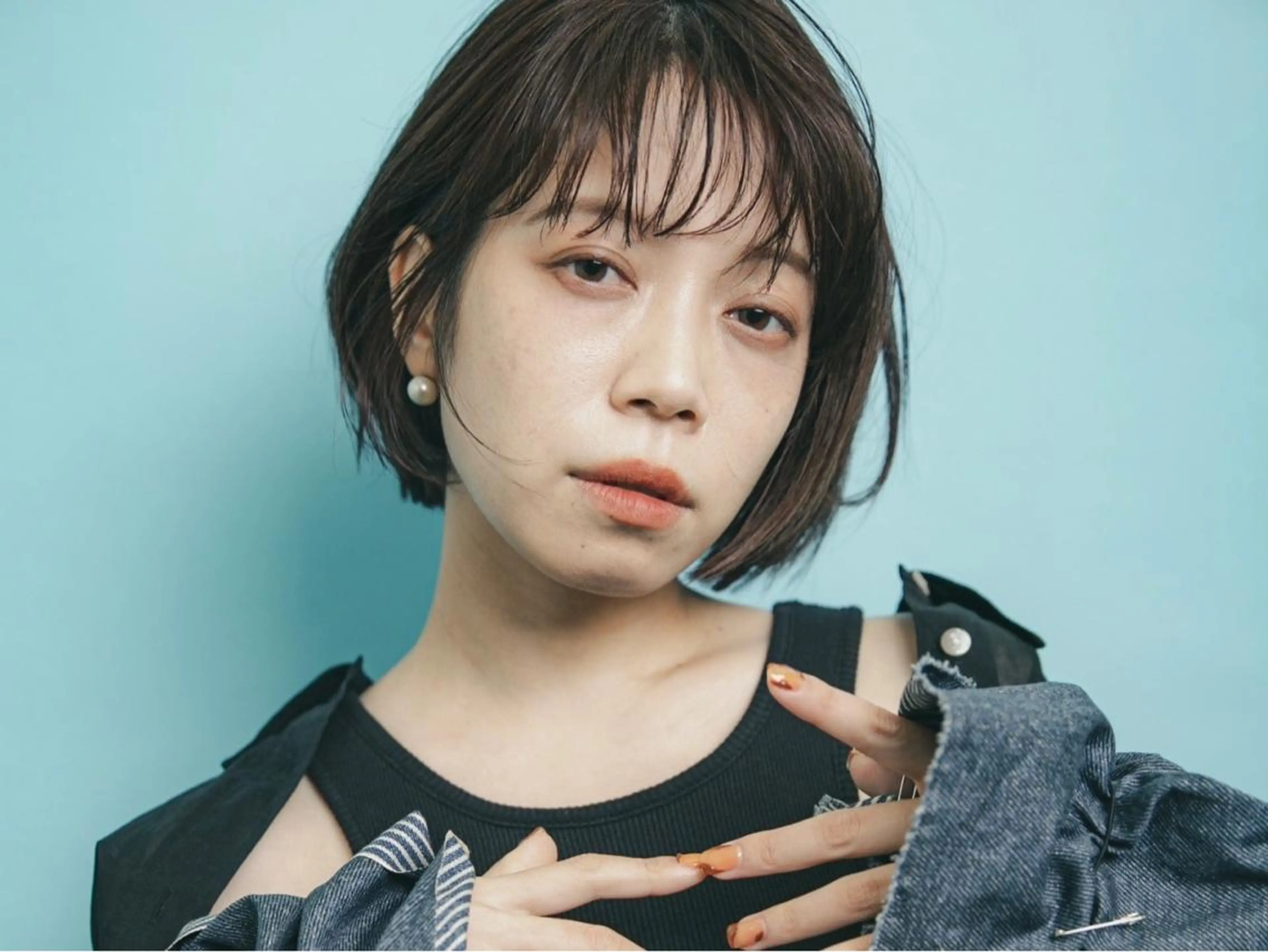 ショート カコ/レイヤーカット ヘアアレンジのヘアスタイル