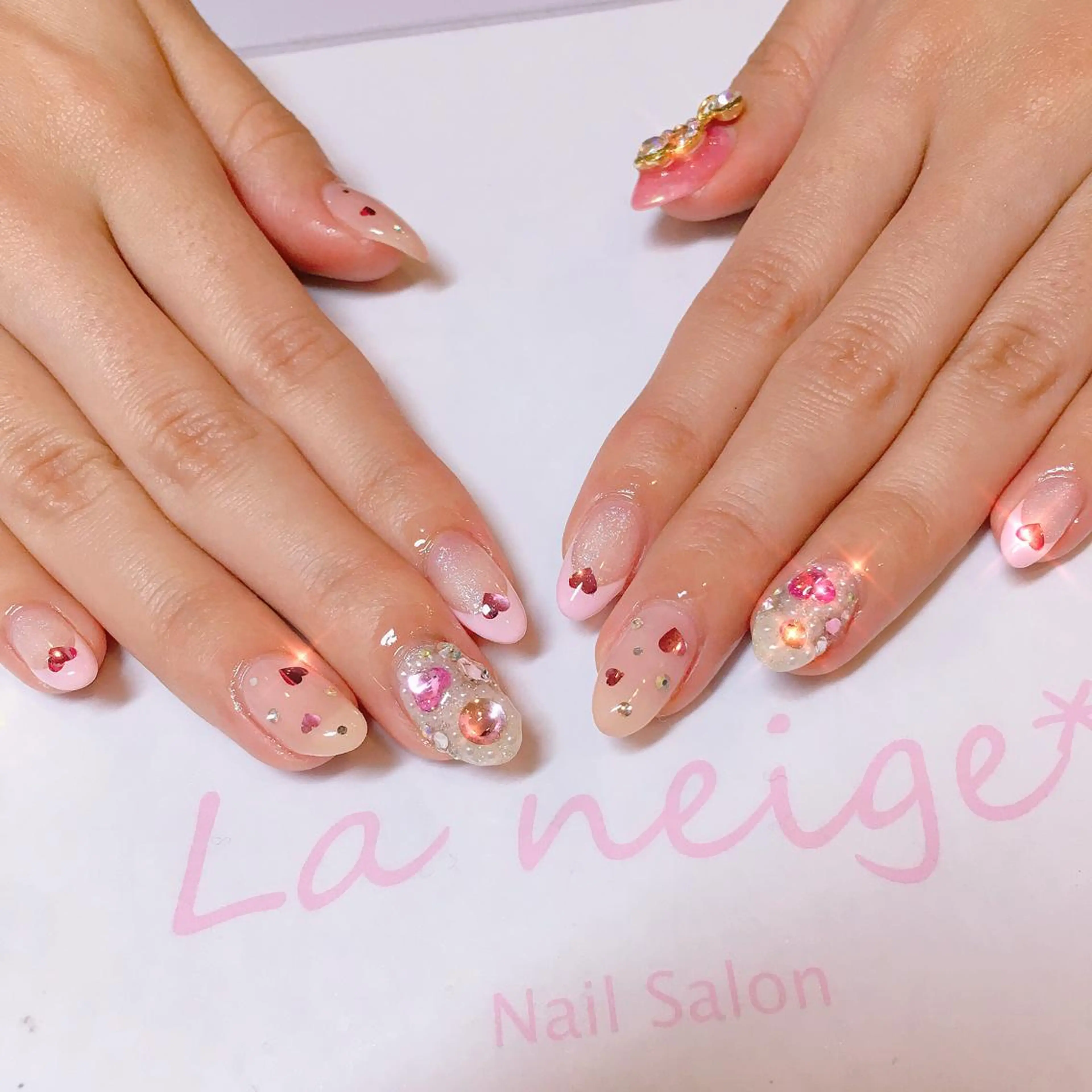 ネイル La neige* yuki 🥯🍑のネイルデザイン