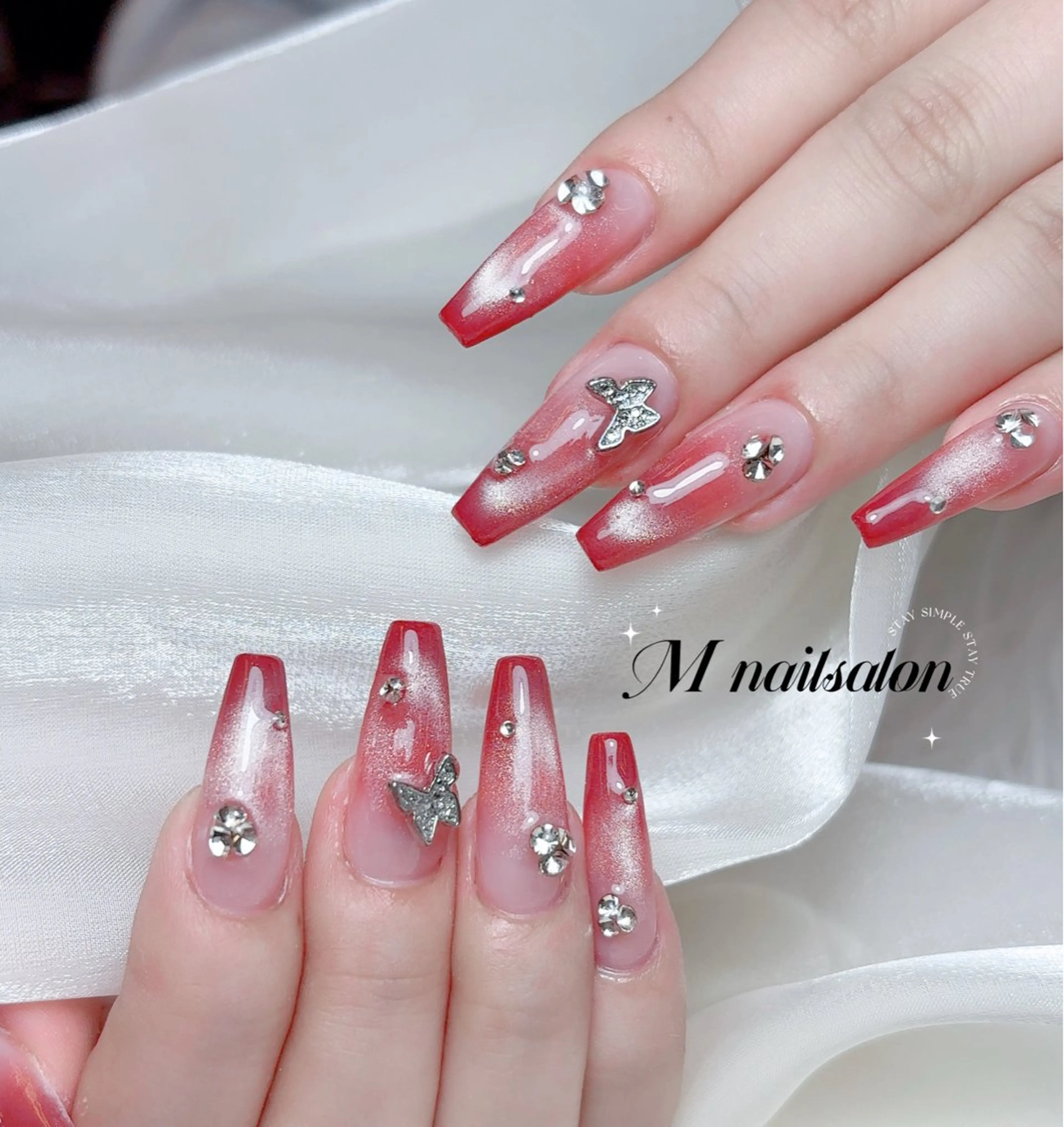 ネイル M🌷nail 長さだし専門店のネイルデザイン