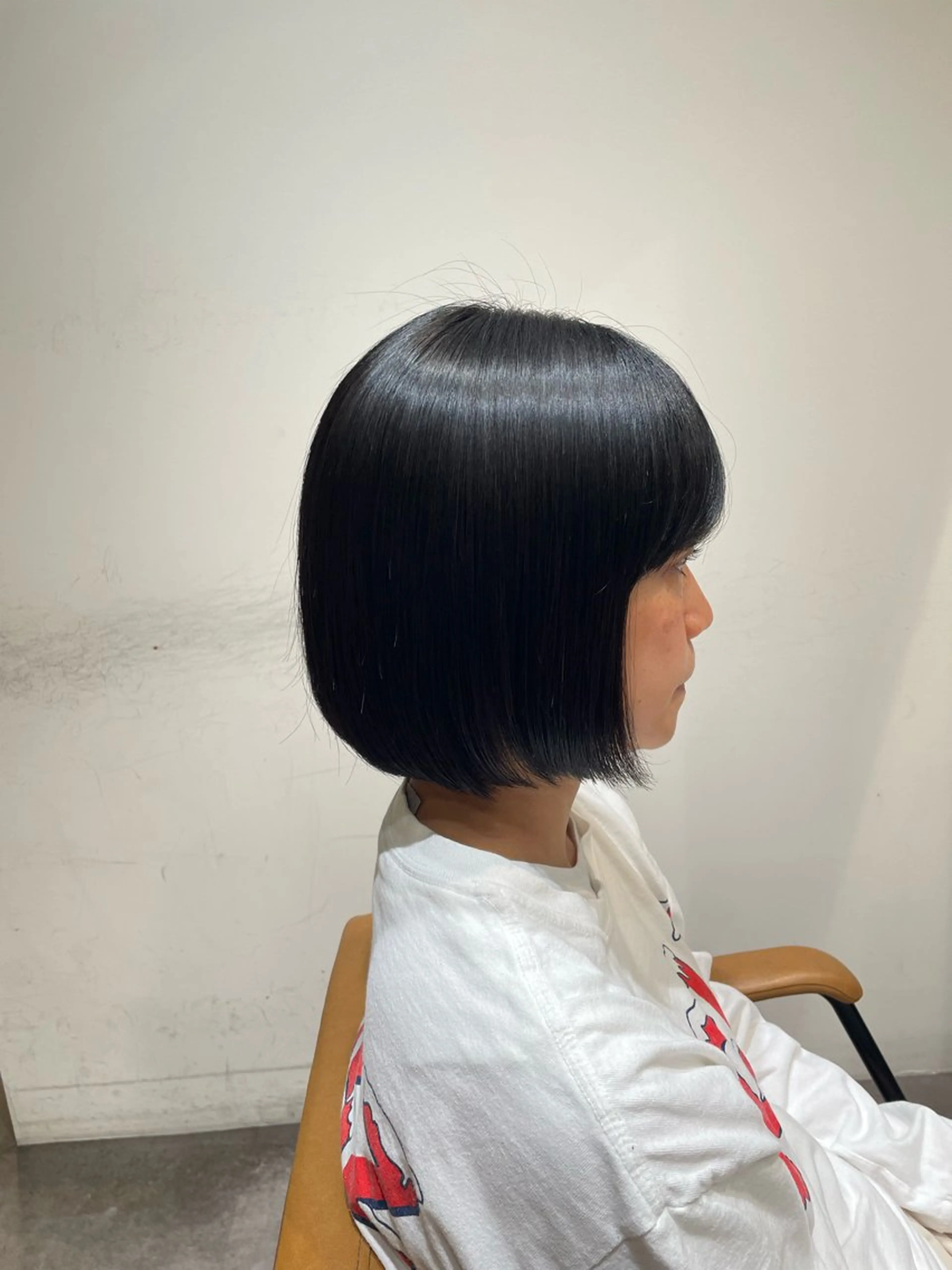 縮毛矯正 葉月/ボブ/ 透明感カラー／中目黒のヘアスタイル