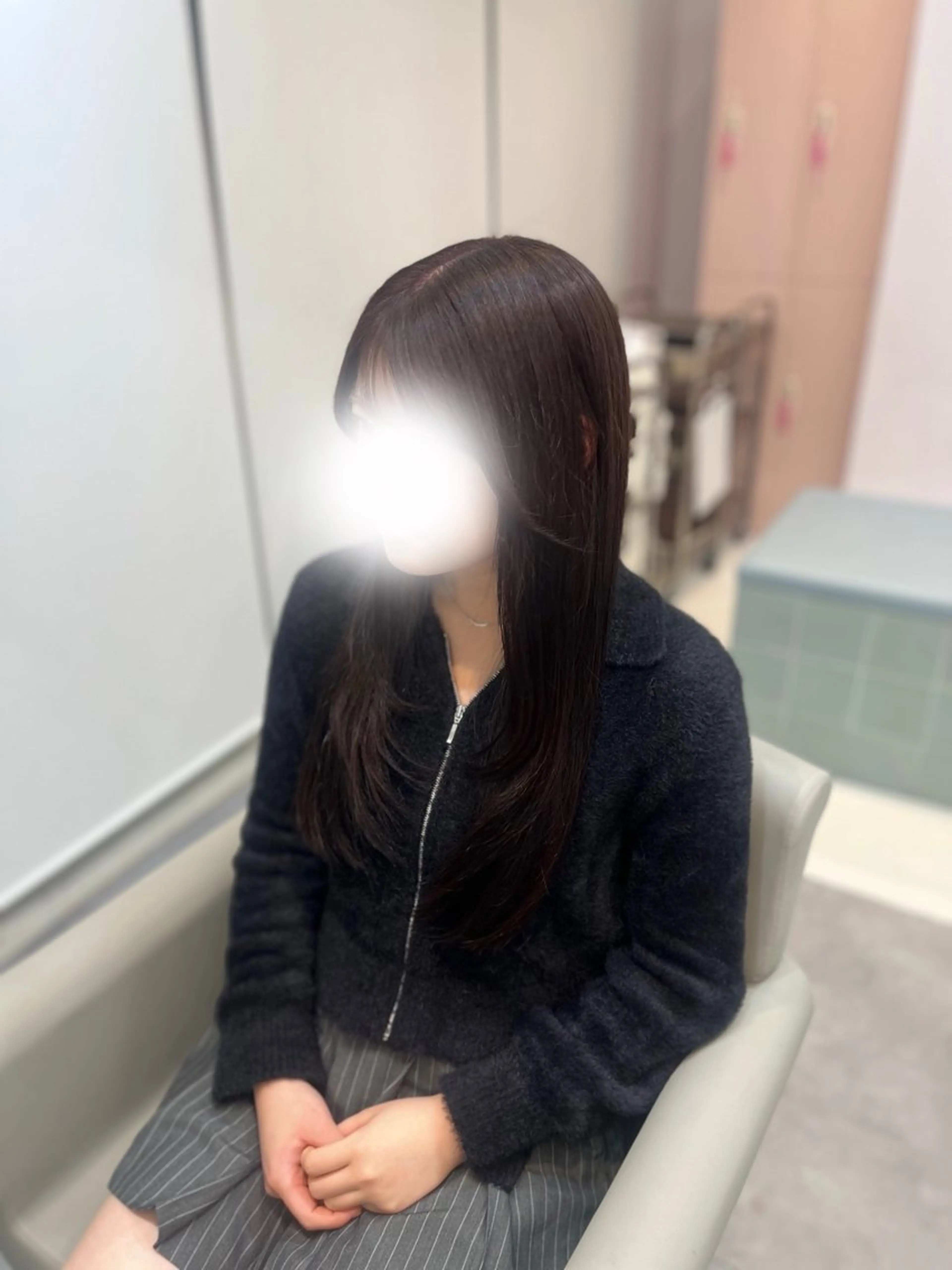 カラー ブリーチ 髪質改善 ヘアカラー amane໒꒱うる艶 ブリーチ透明感カラーのヘアスタイル