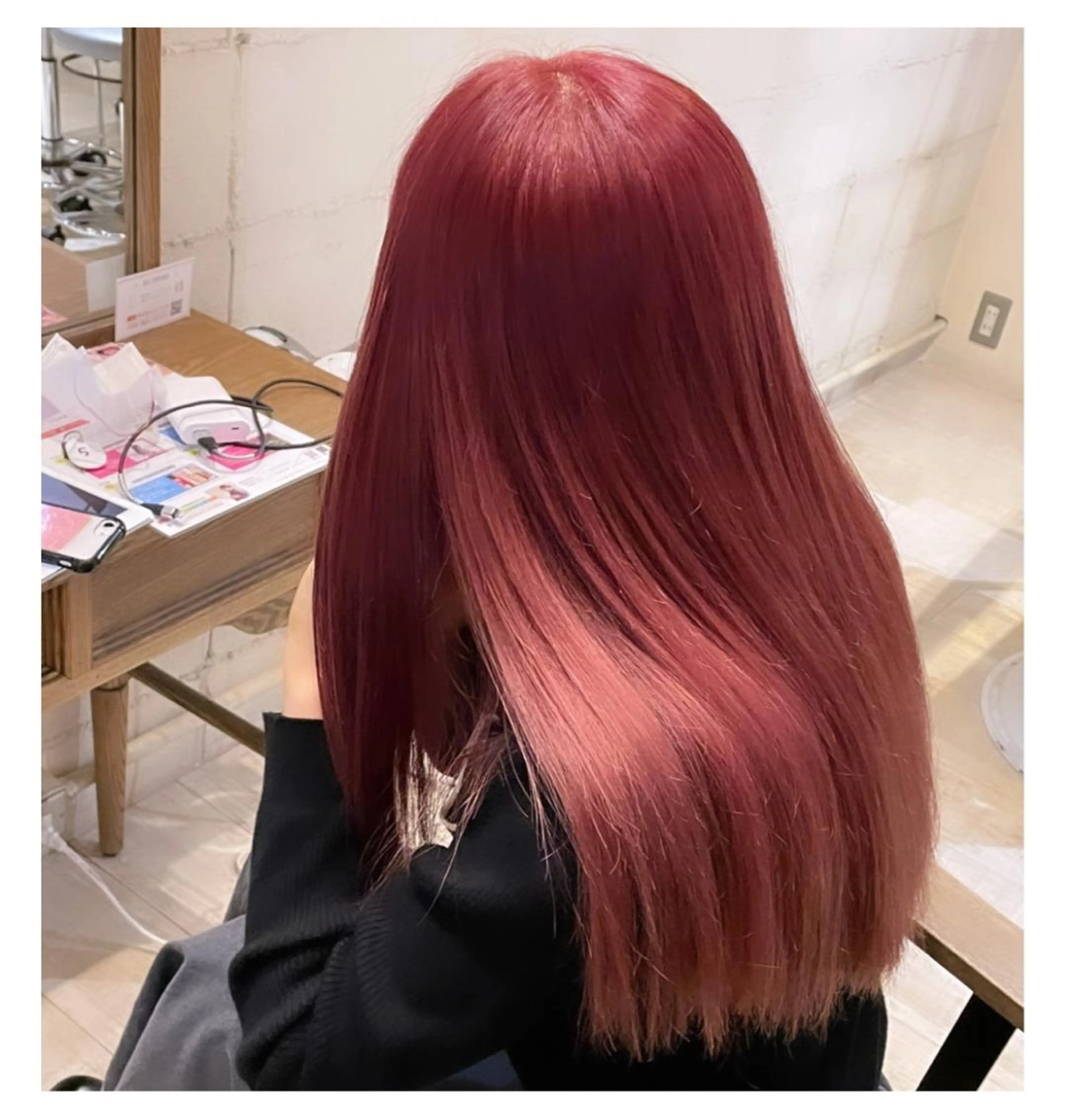 ロング カラー ブリーチ ヘアカラー トリートメント ❁⃘ ち だ り さ ❁⃘のヘアスタイル