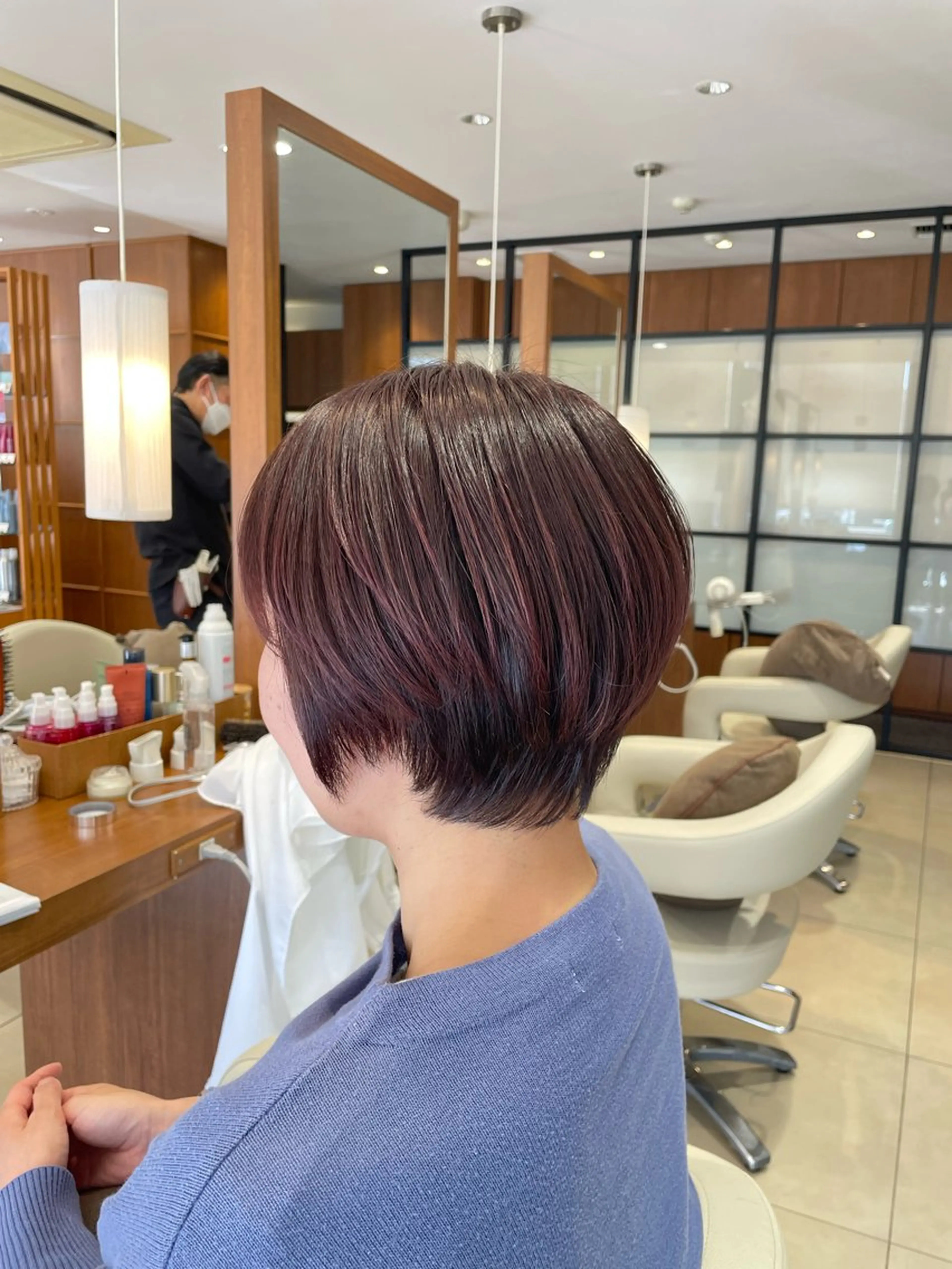 ショート 根本 龍也のヘアスタイル