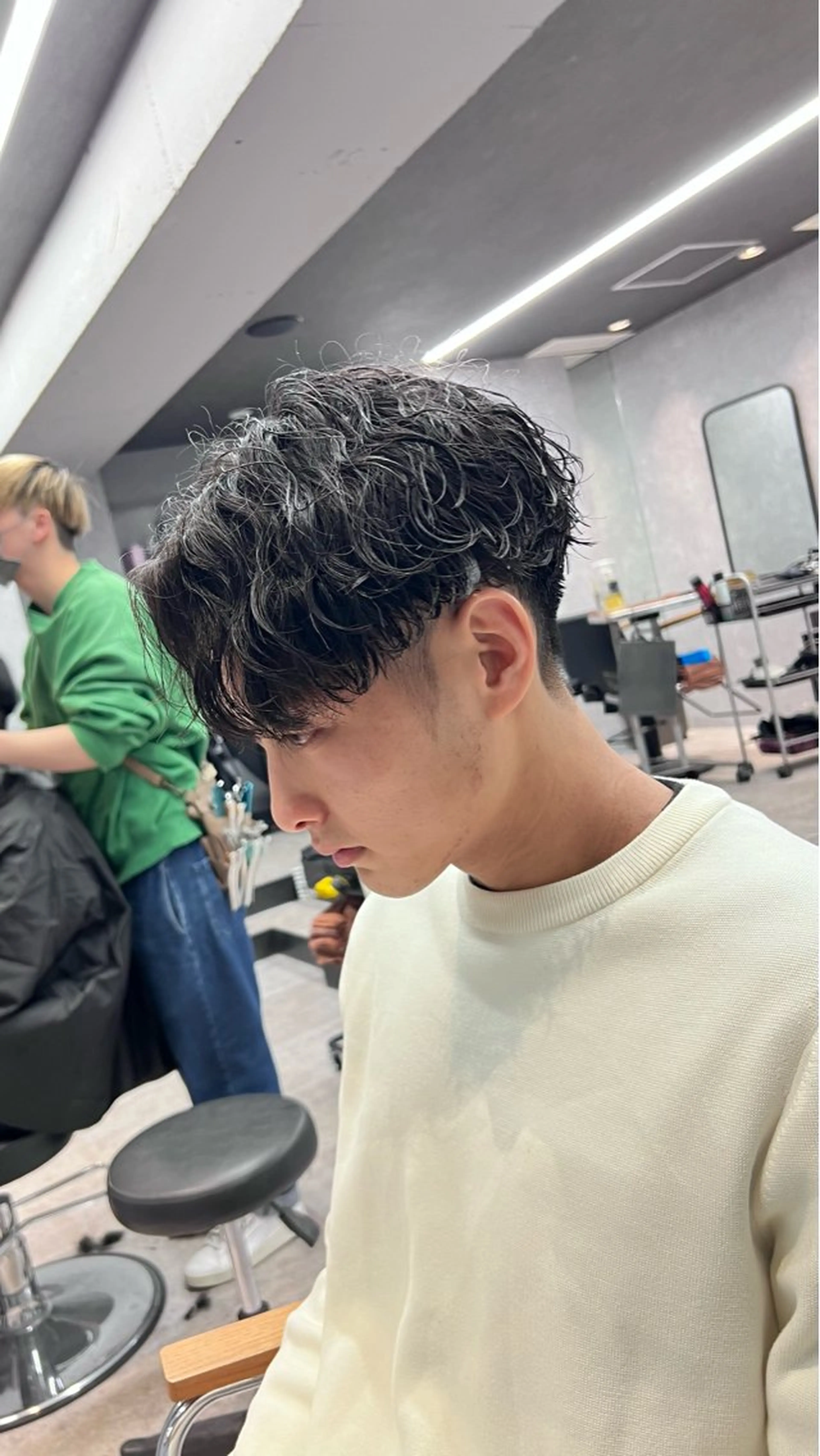 カット＋波巻きツイスパの写真