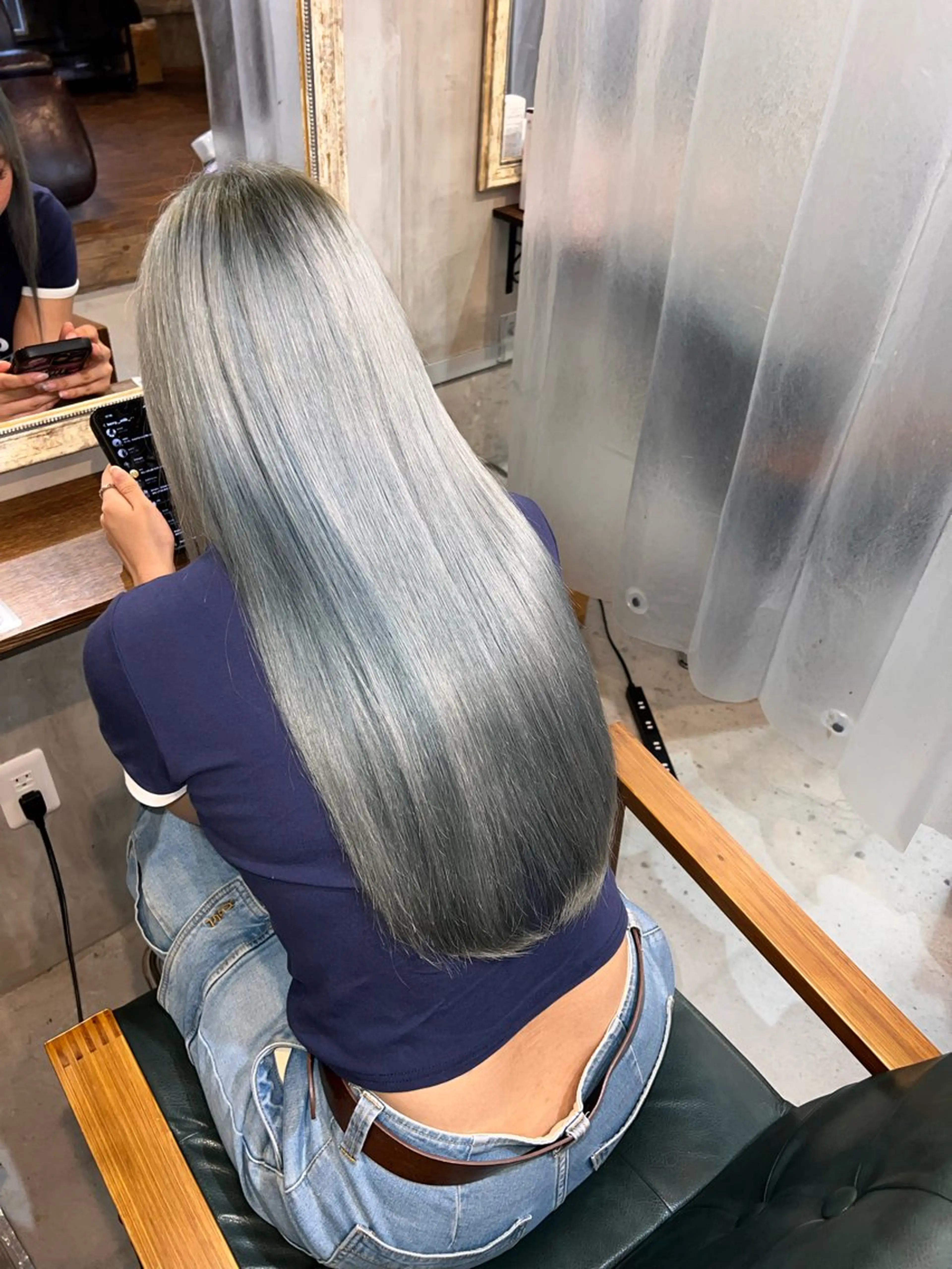 ロング プルエクステ/ カラー🎀🎀ミレイのヘアスタイル