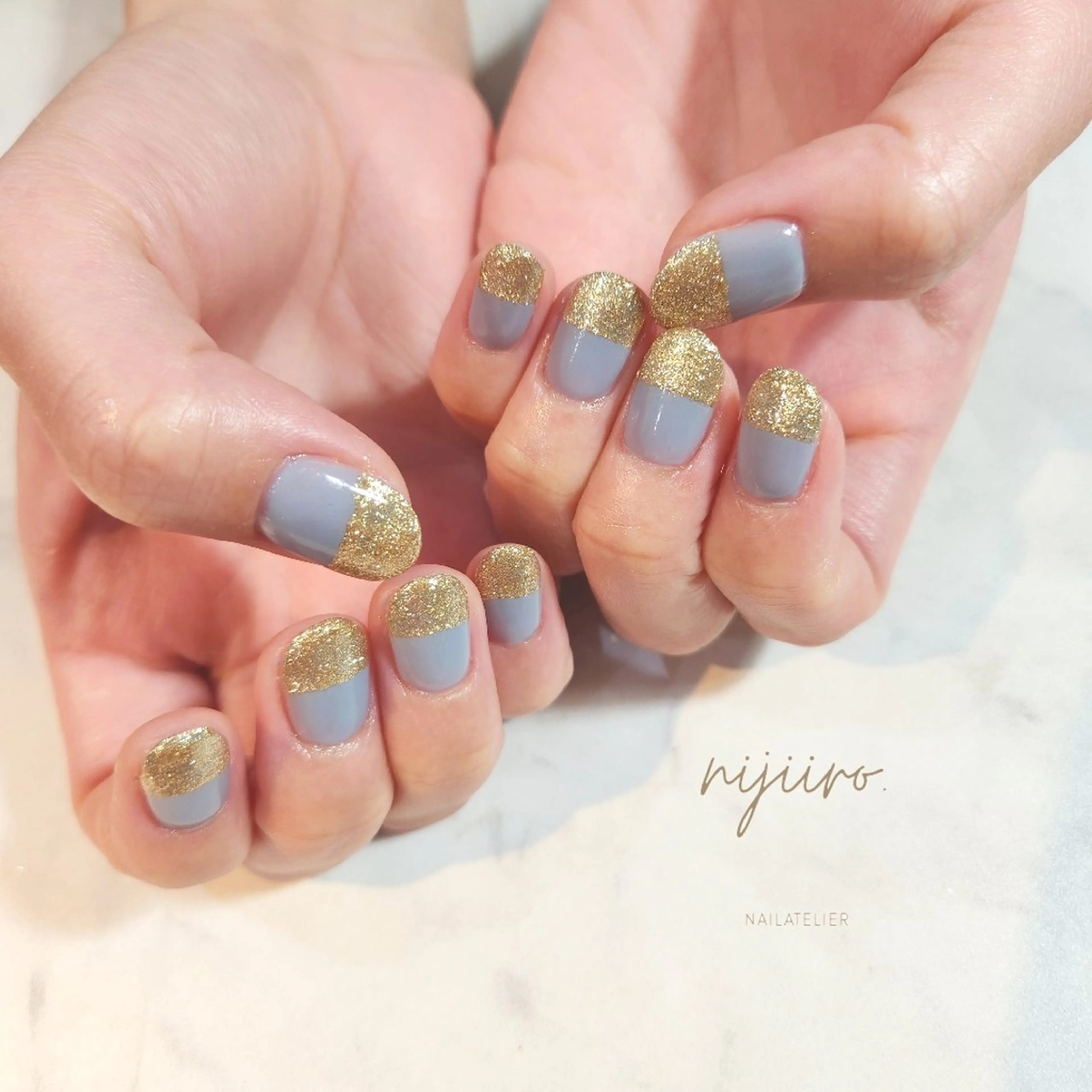 ネイル ハンドネイル nailatelier nijiiro.所属・nijiiro🌈 サトウのネイルデザイン