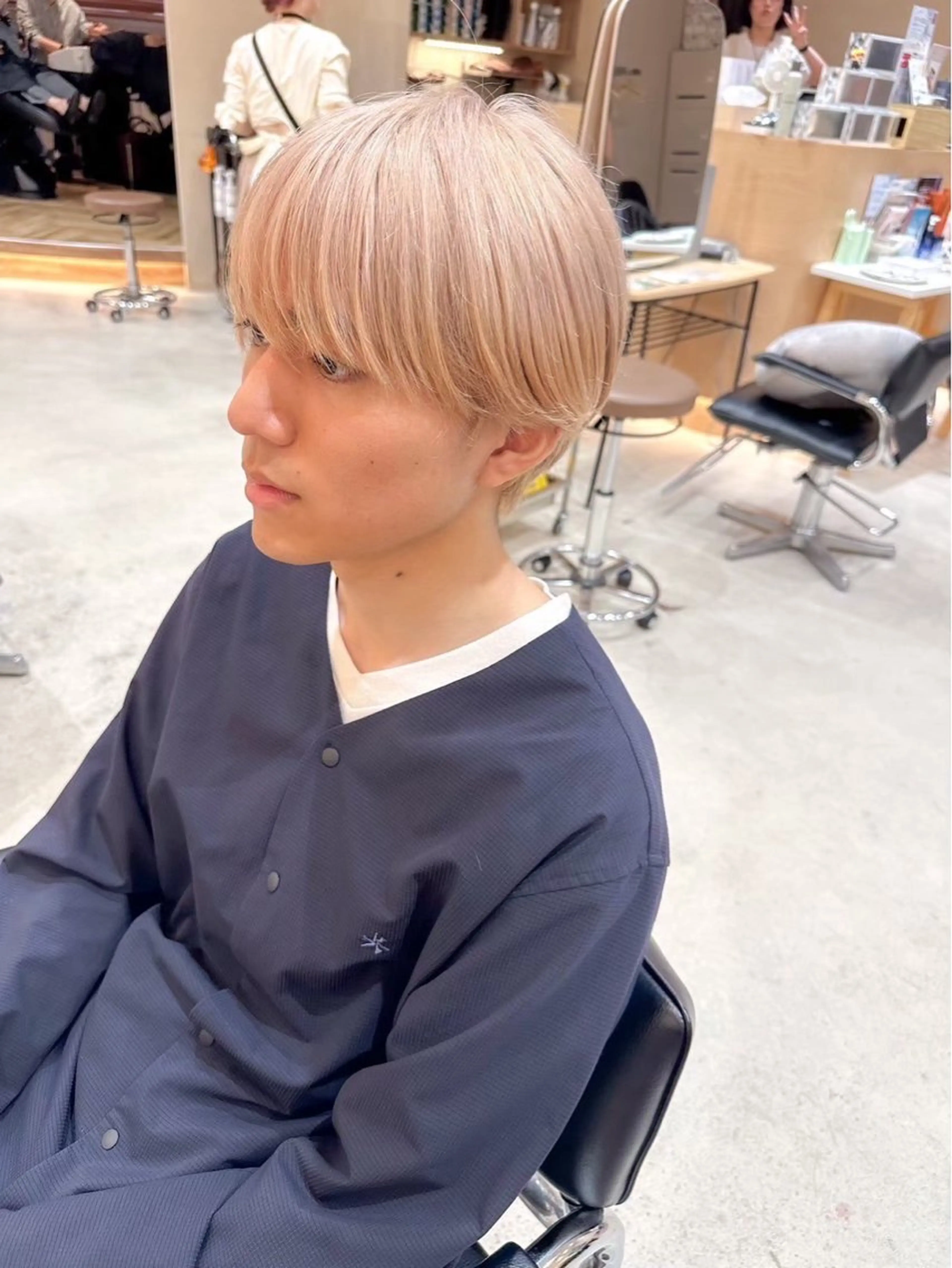 メンズ メンズブリーチ 優菜/ メンズパーマのヘアスタイル