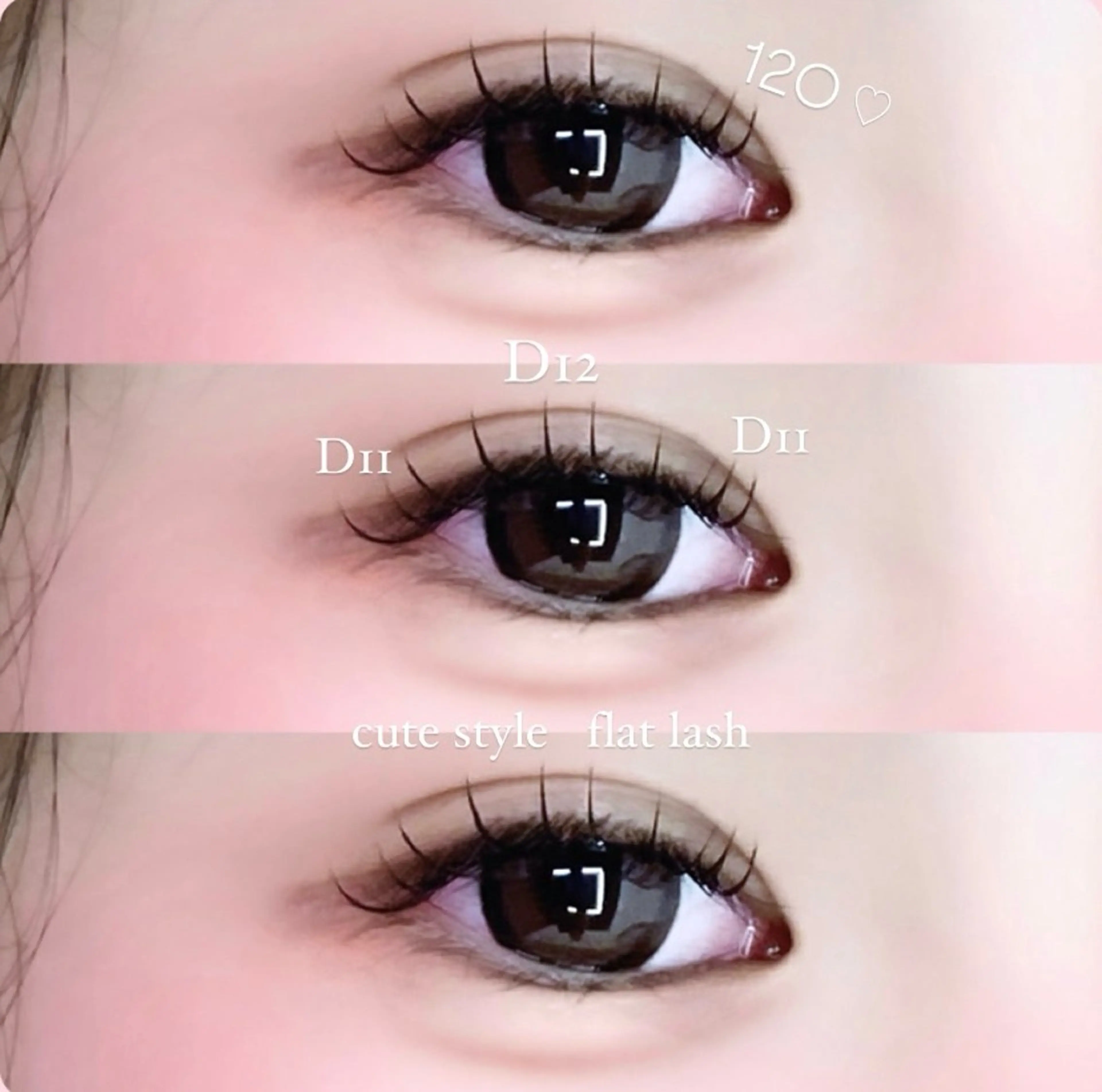 🩷LEDマツエク140本   ( flat lash )          他店オフ⭕️の写真