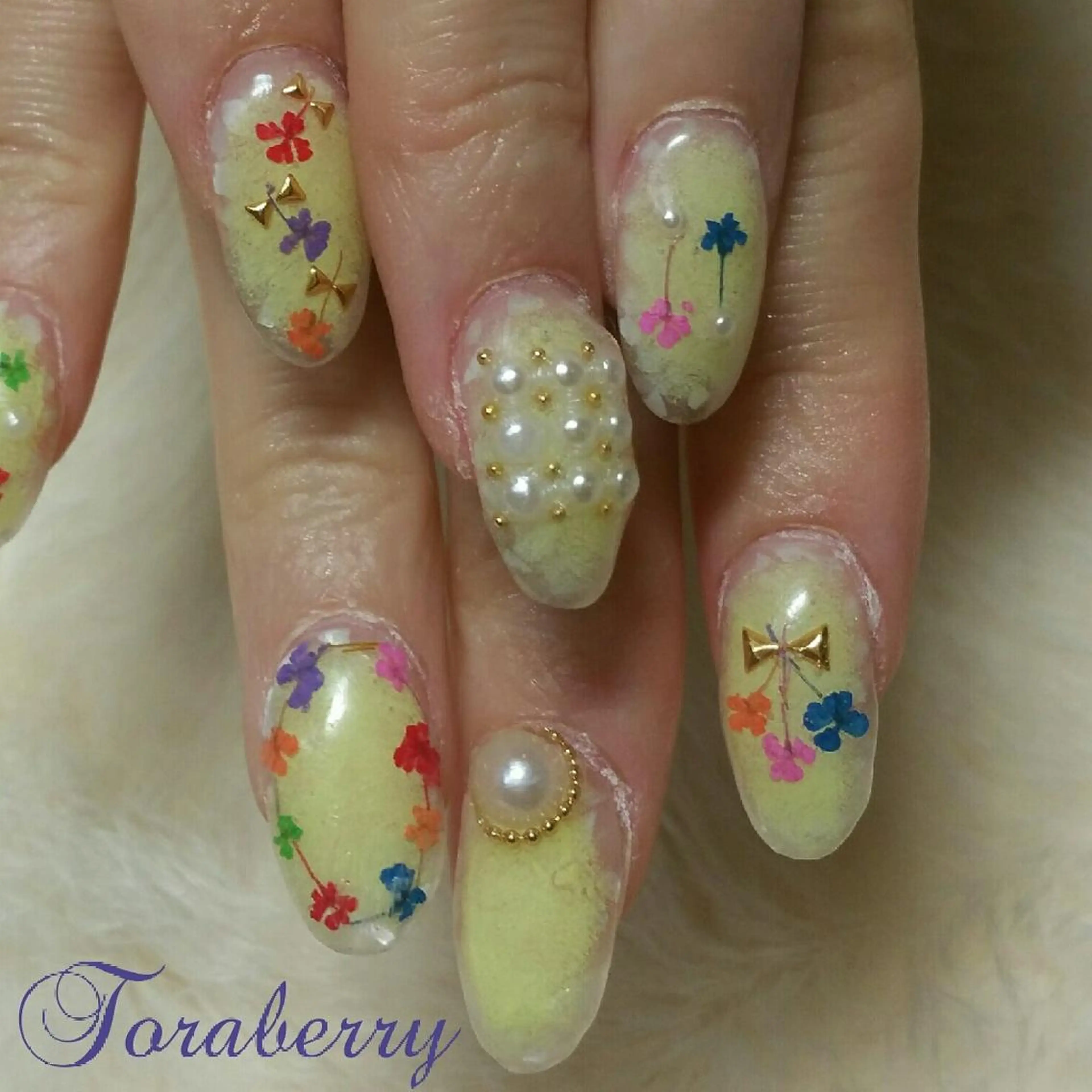 ネイル 持ち込み スカルプネイル ネイリスト なつみのネイルデザイン