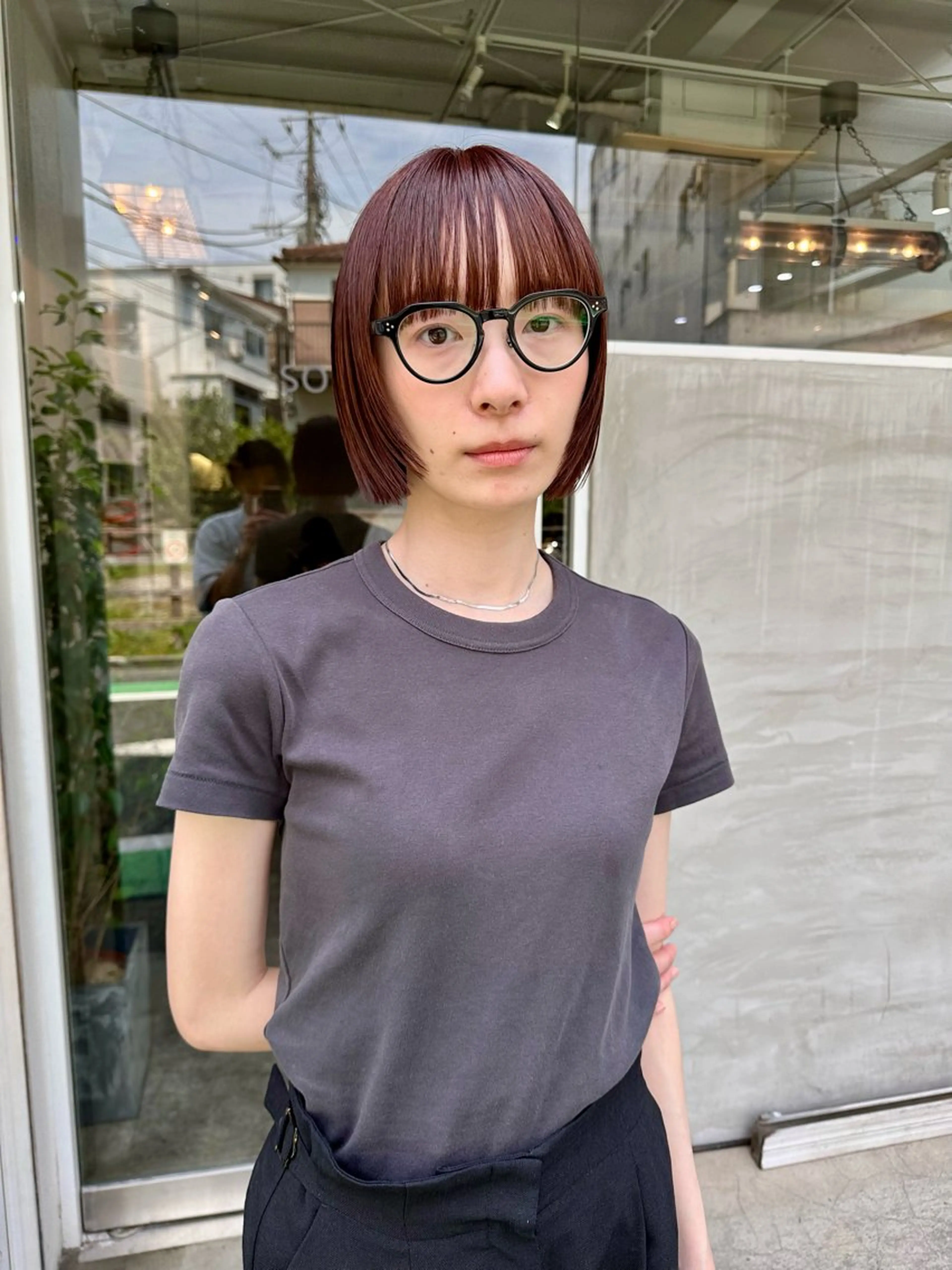 🌳minimo直前割🌳似合わせカット&ワンカラー&炭酸シャンプー&2stepトリートメントの写真