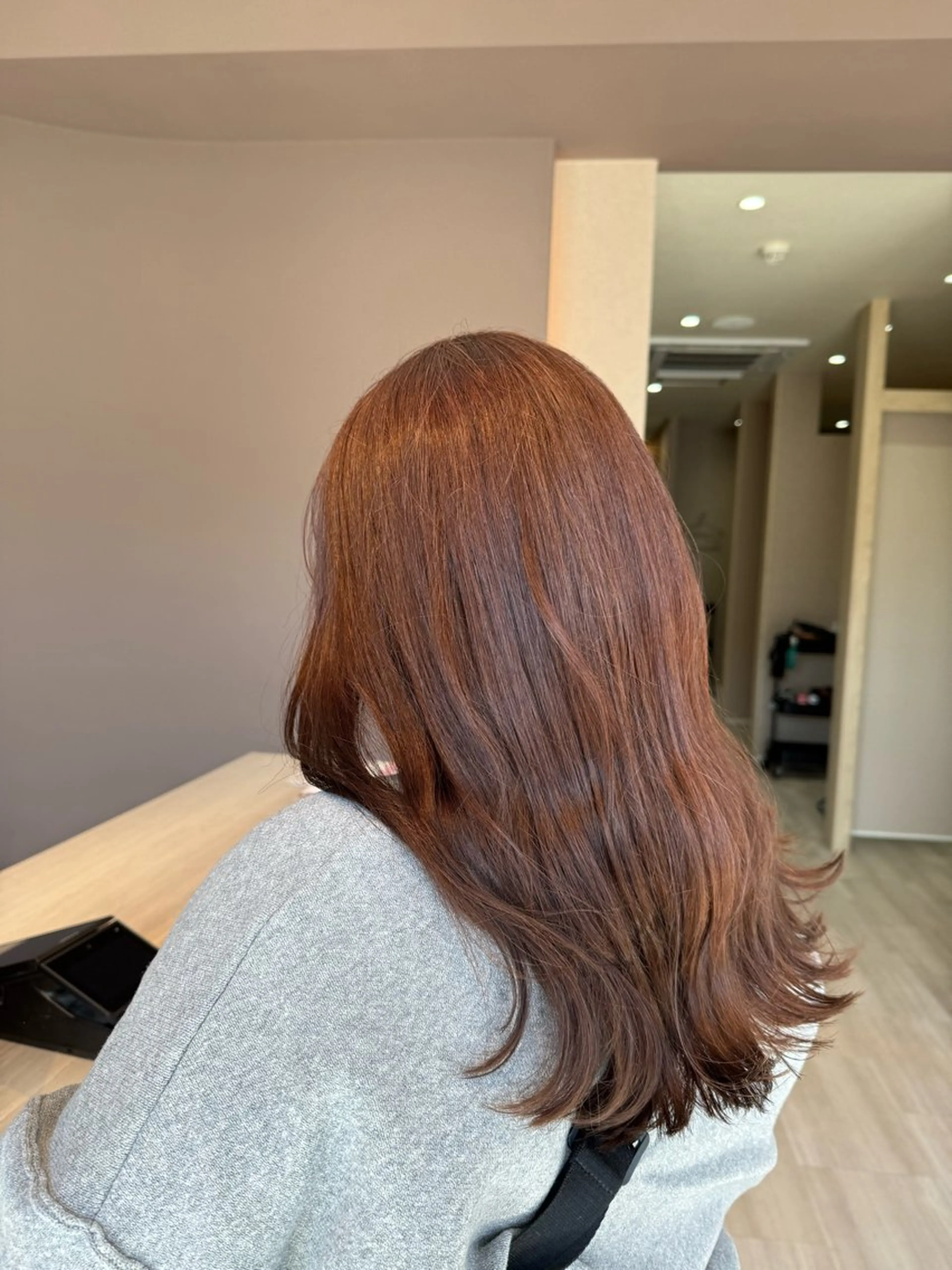 ロング ヘアカラー トリートメント Lien.AKI 透明感カラー🤍のヘアスタイル