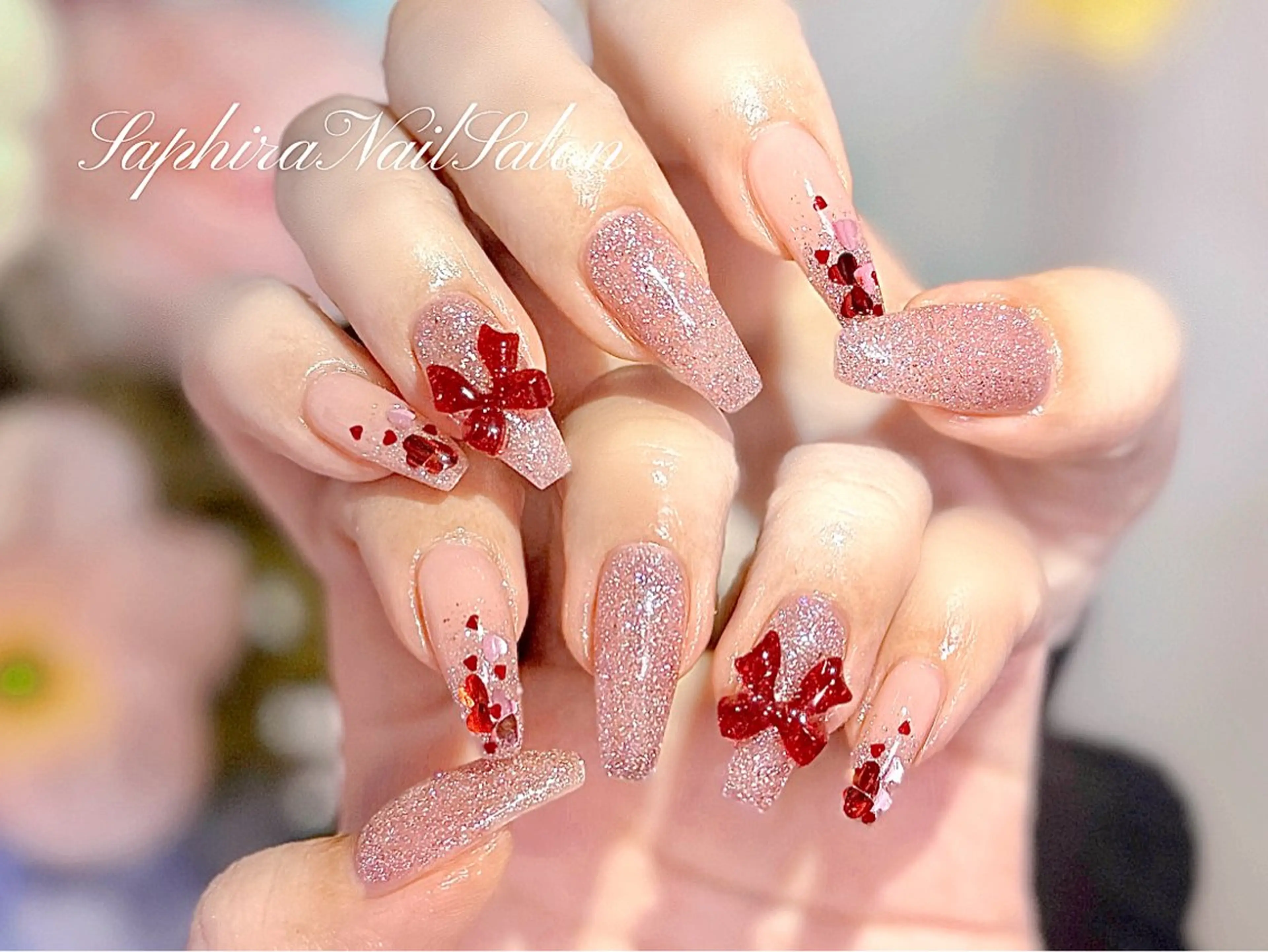 カラー ハンドネイル Saphiraネイル サロン錦糸町のネイルデザイン