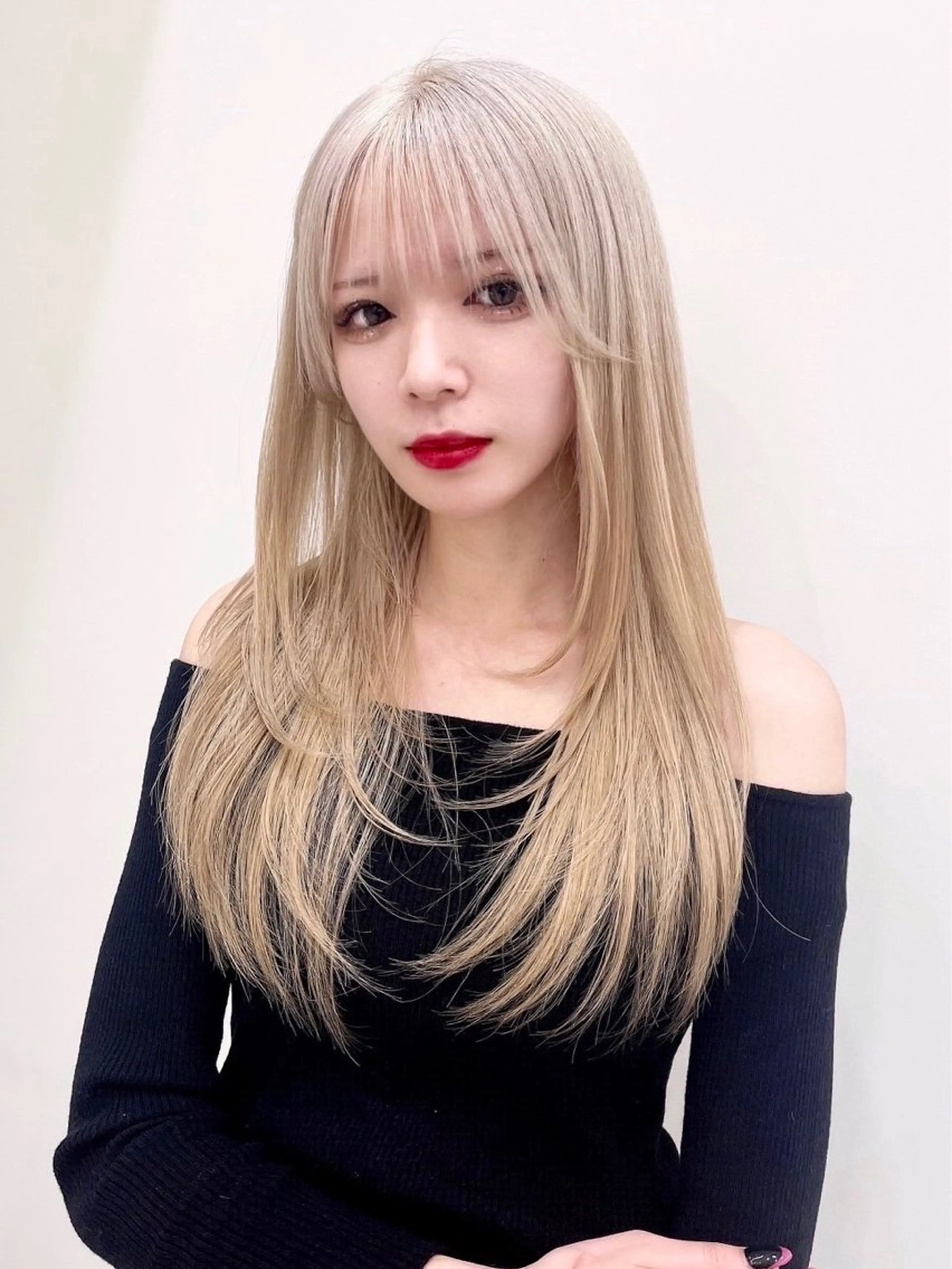 ロング 大西 天使のヘアスタイル