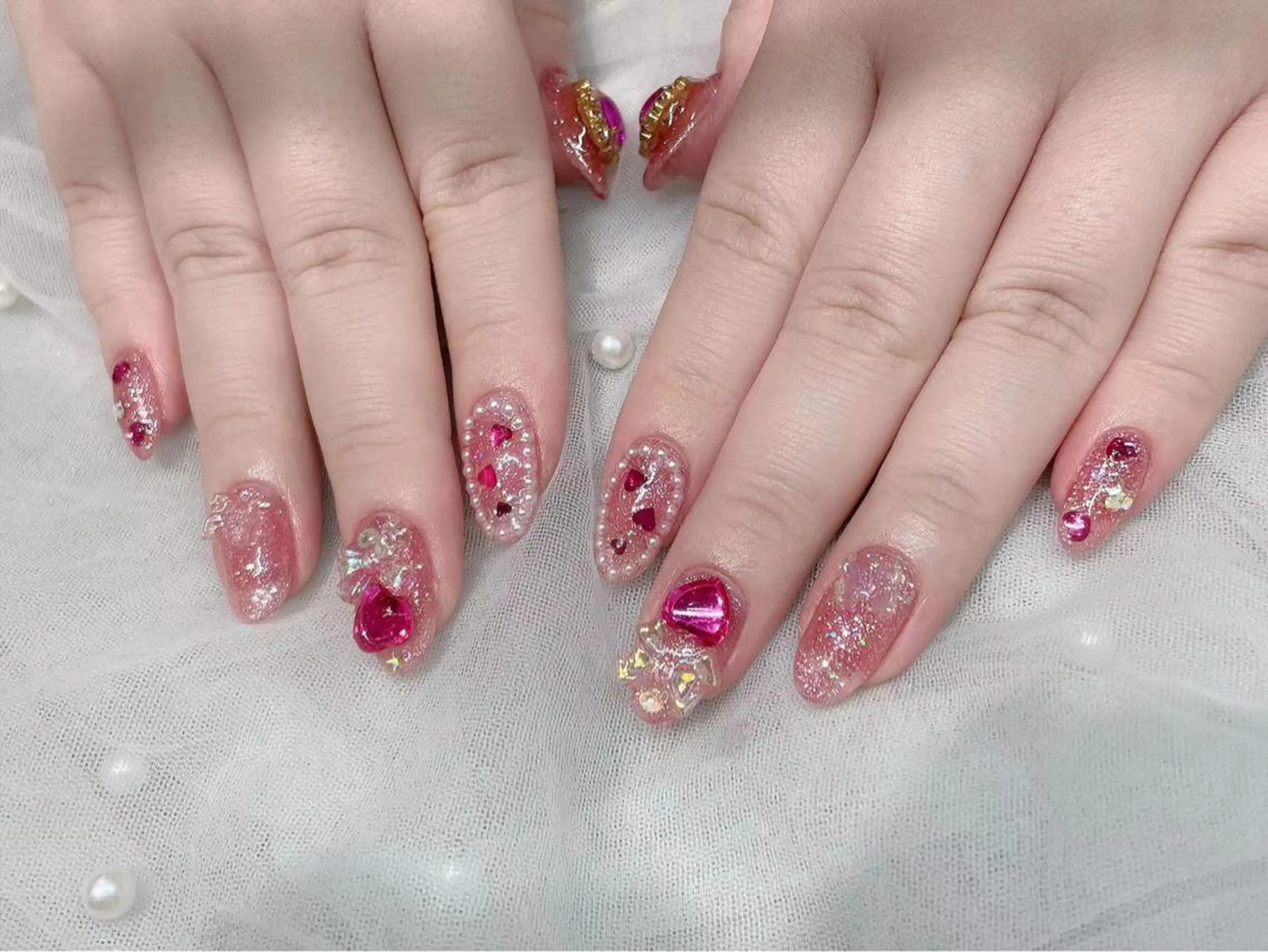 ネイル 長さだし専門店 M2　rikaのネイルデザイン