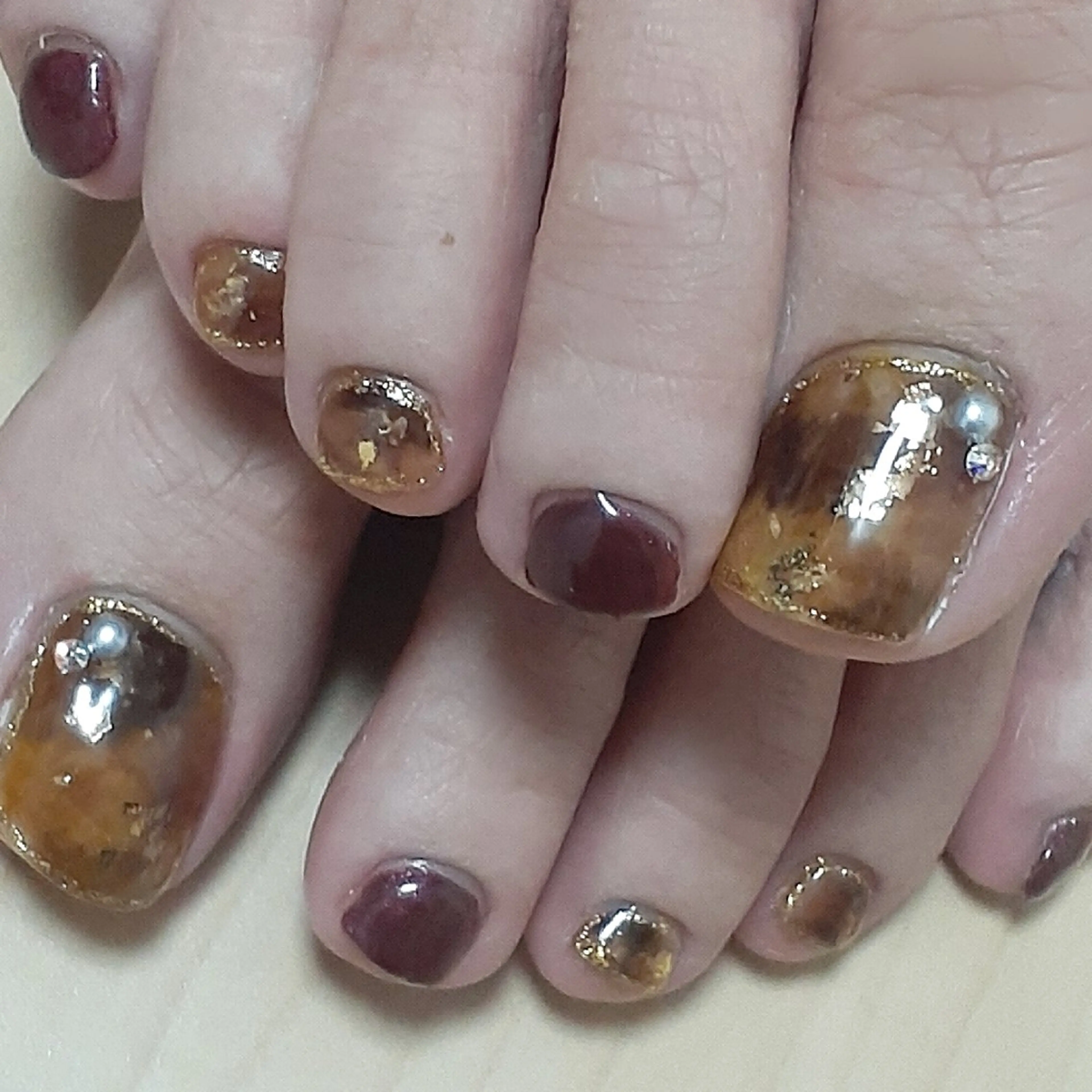 ネイル フットネイル 池元 真由美のネイルデザイン