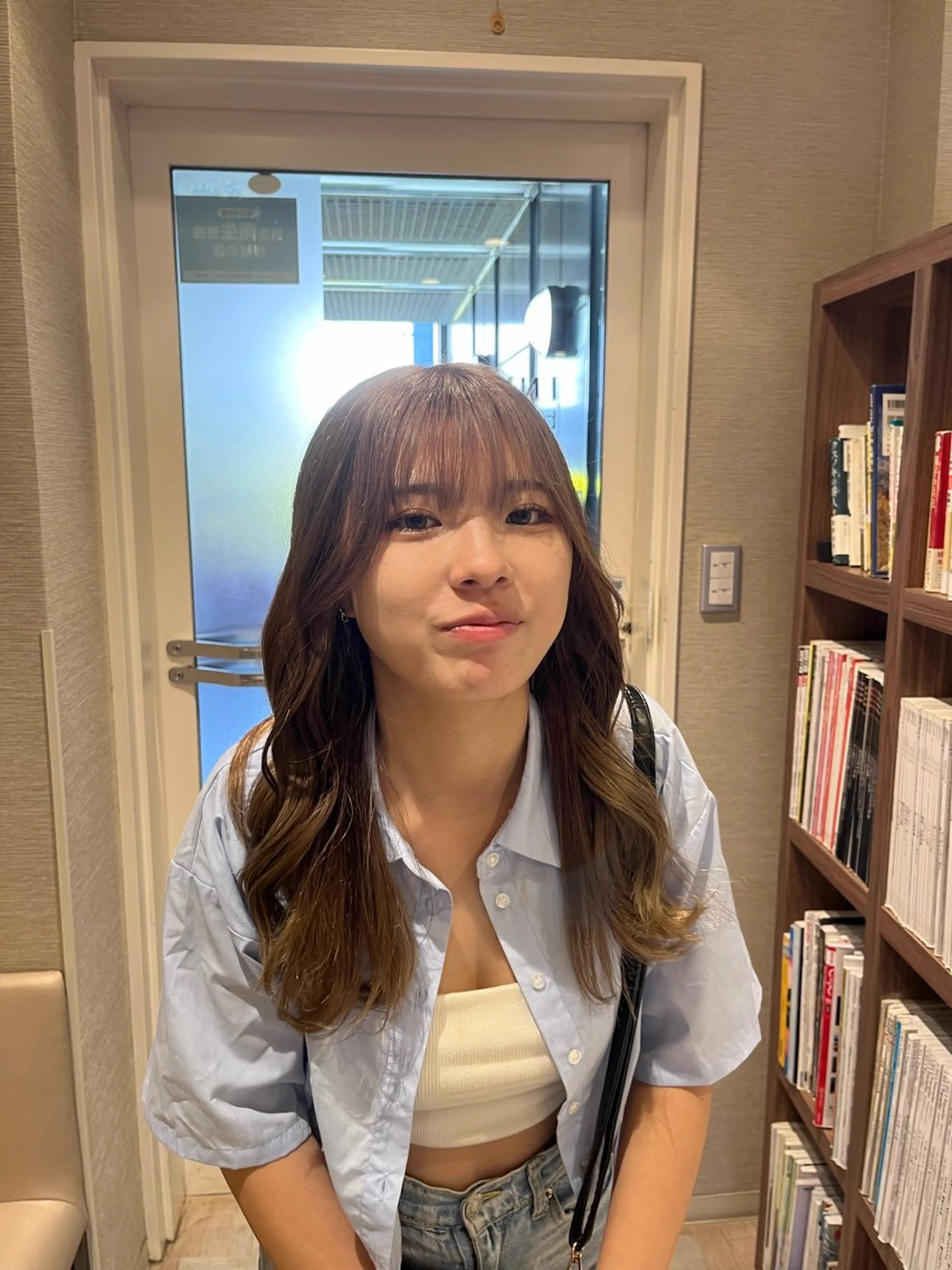 ロング カラー ベージュカラー ミルクティーベージュ dogstar小林諒 レイヤー/パーマのヘアスタイル