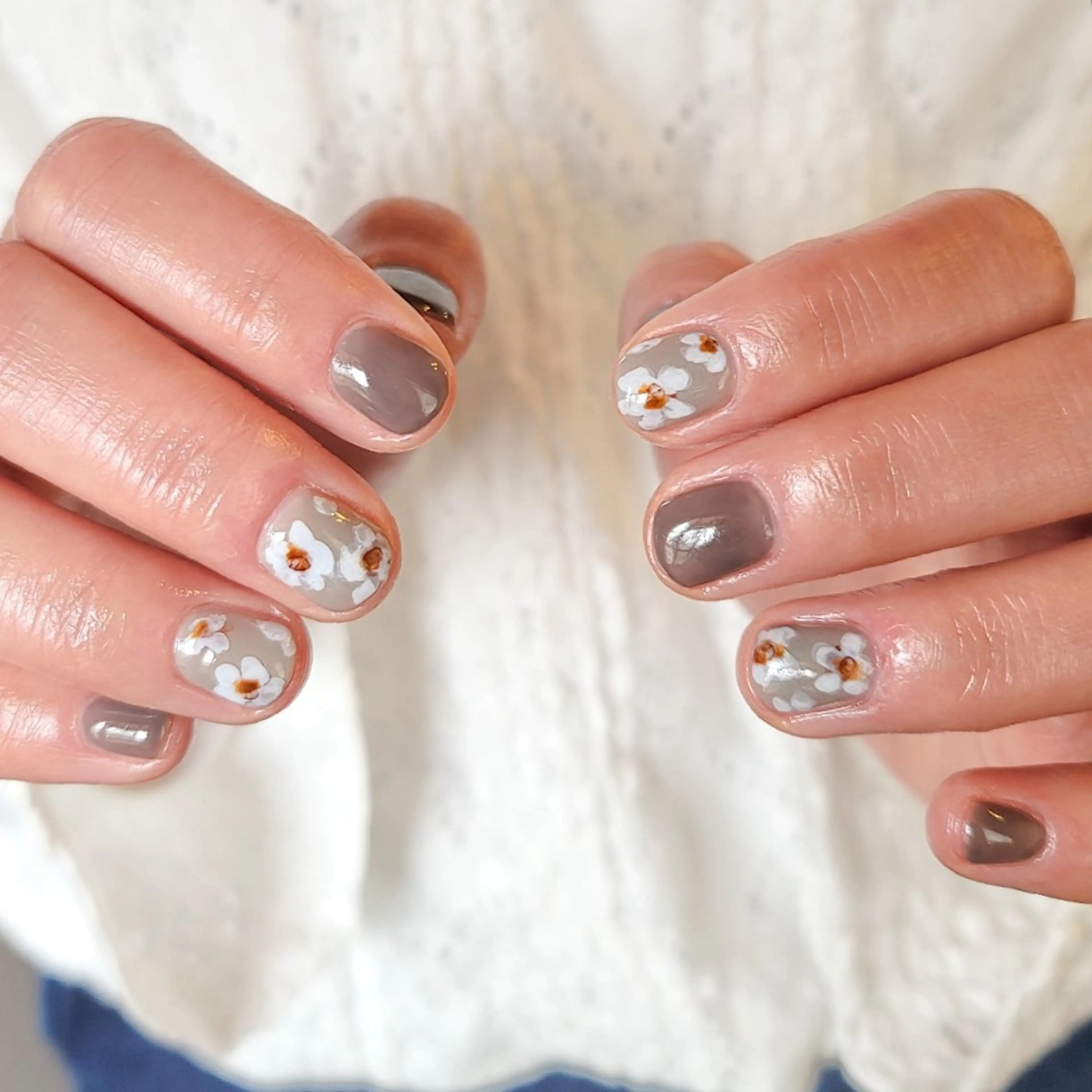 ネイル アートネイル 春ネイル ハンドネイル 🌲🌳🚪iiit o🌲🌳🌲のネイルデザイン