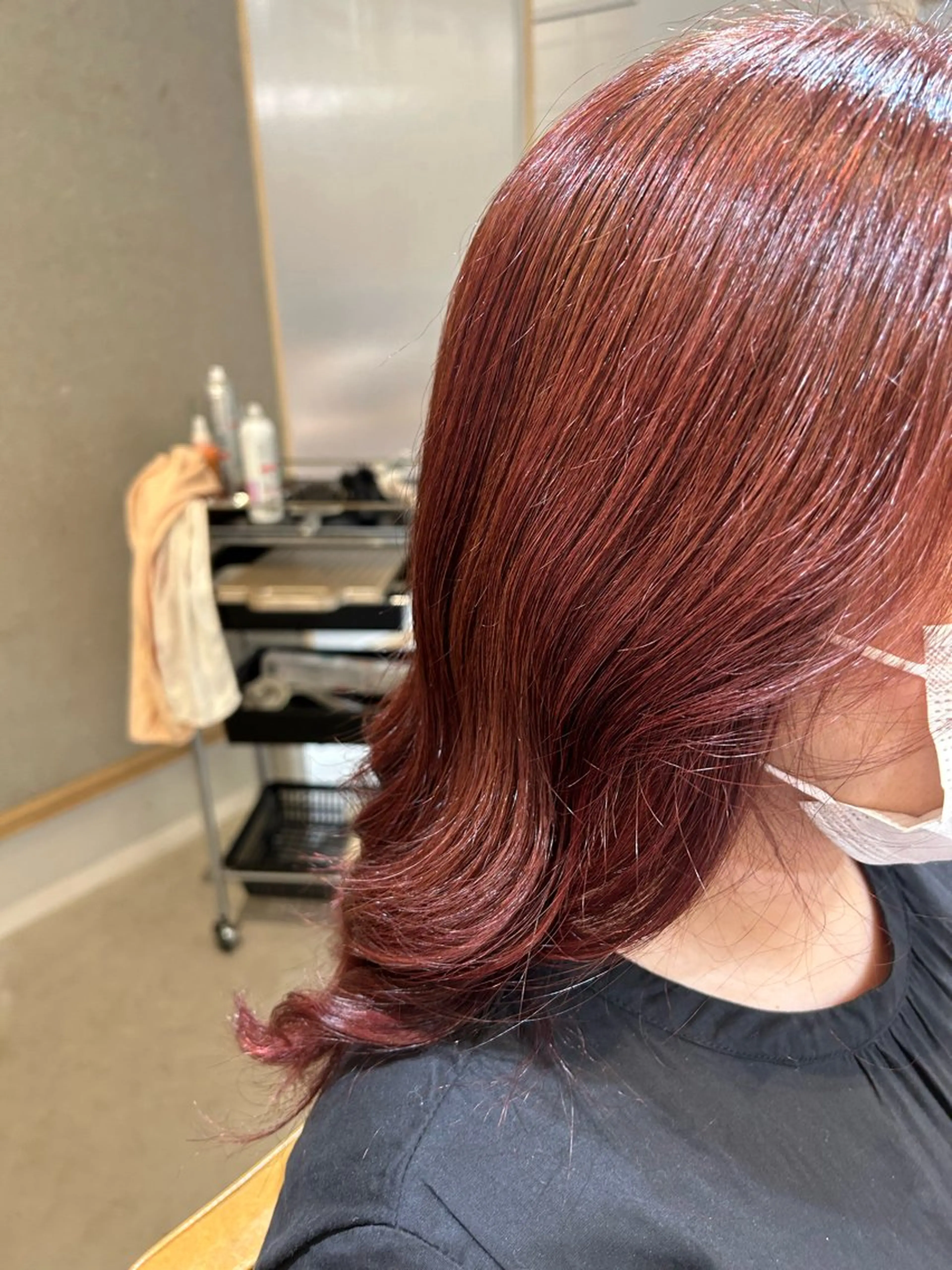 カラー 艶髪/韓国風🤍🖤 小林実央‎のヘアスタイル