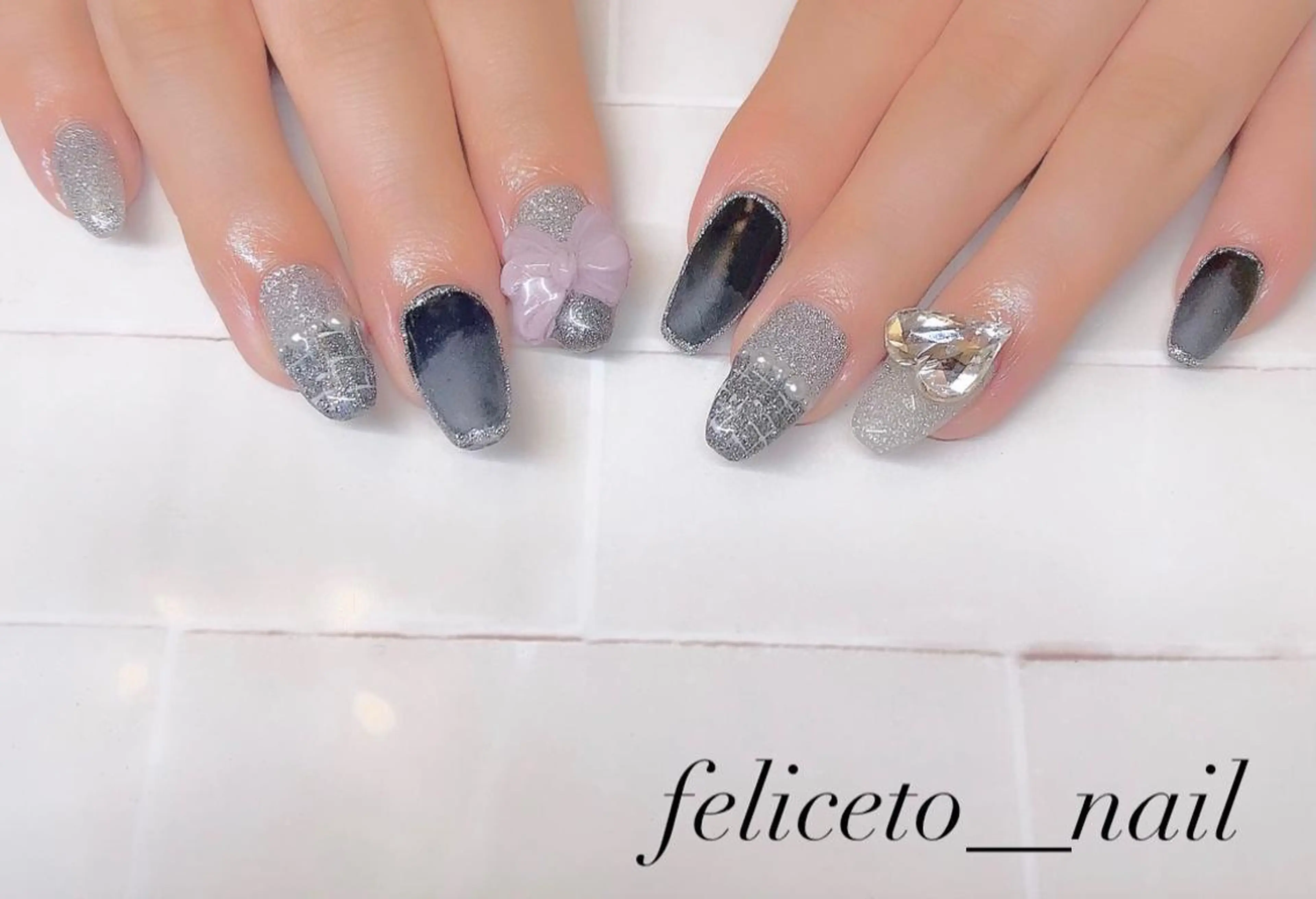 ネイル マットネイル ツイードネイル feliceto_nail所属・Honokaホノカ nailのエステ・リラクイメージ