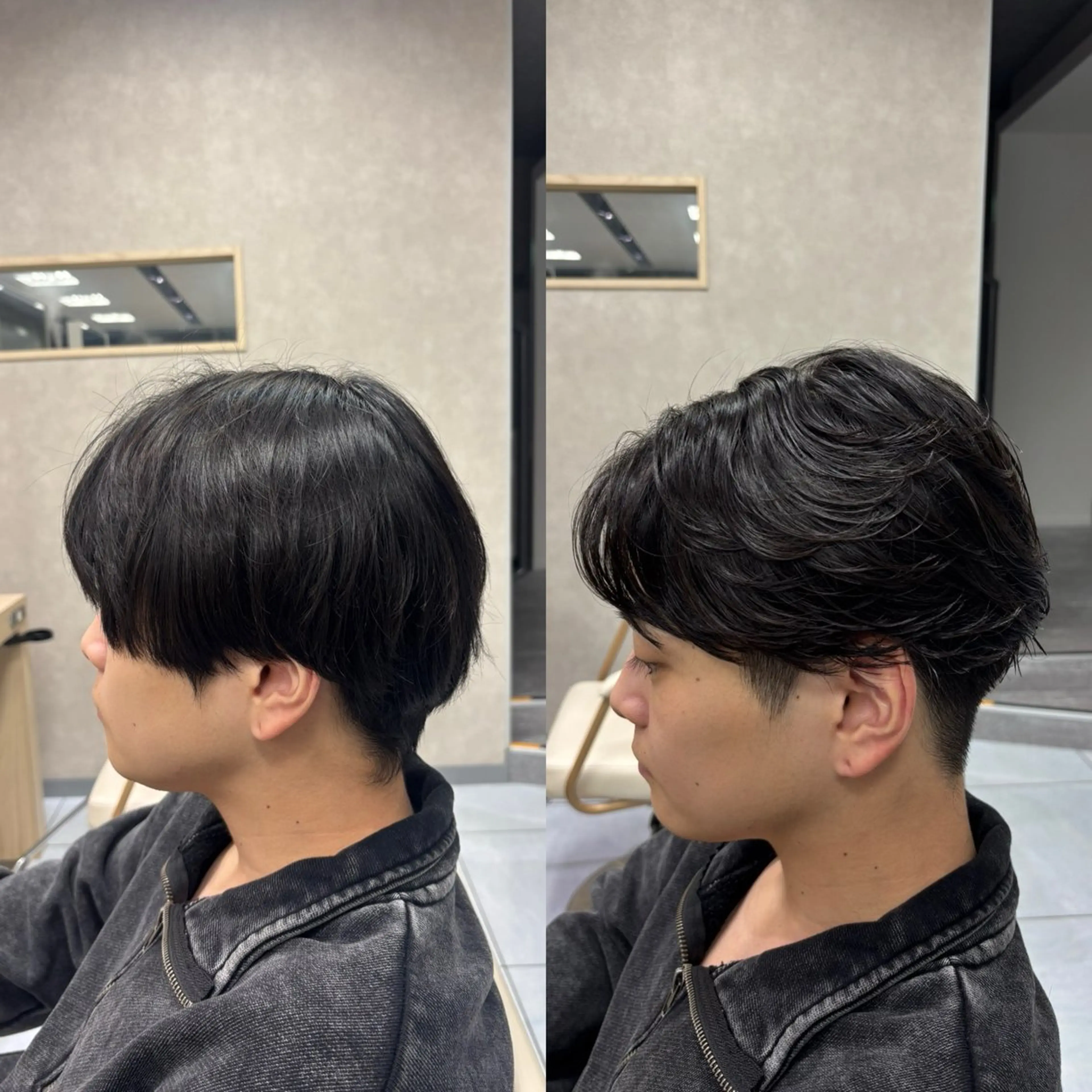 ショート パーマ メンズ カット パーマ メンズ特化韓国風 パーマスタイル/りんのヘアスタイル