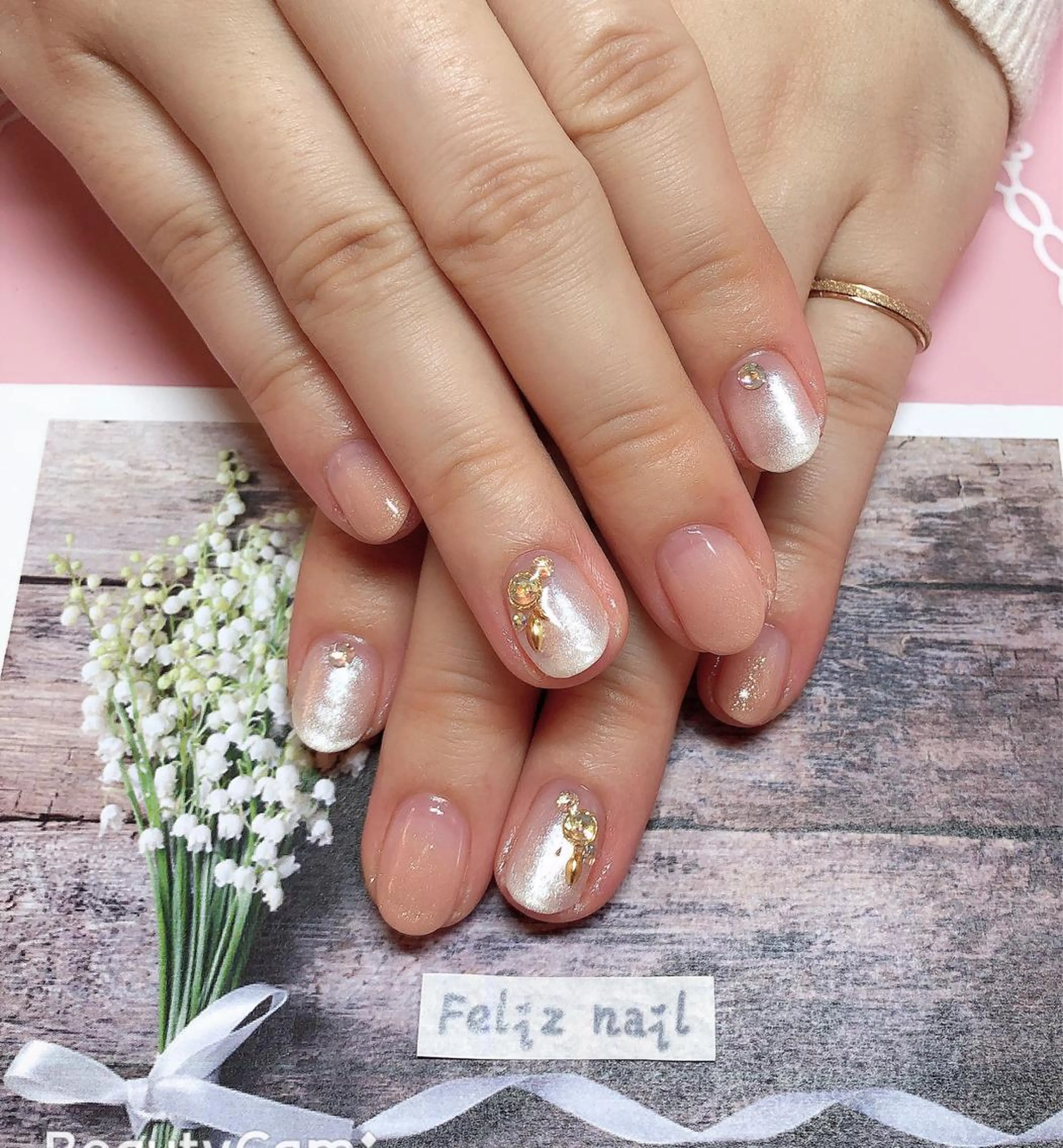 ネイル グラデーション シンプルネイル ハンドネイル ユキカ (ネイリスト)のネイルデザイン