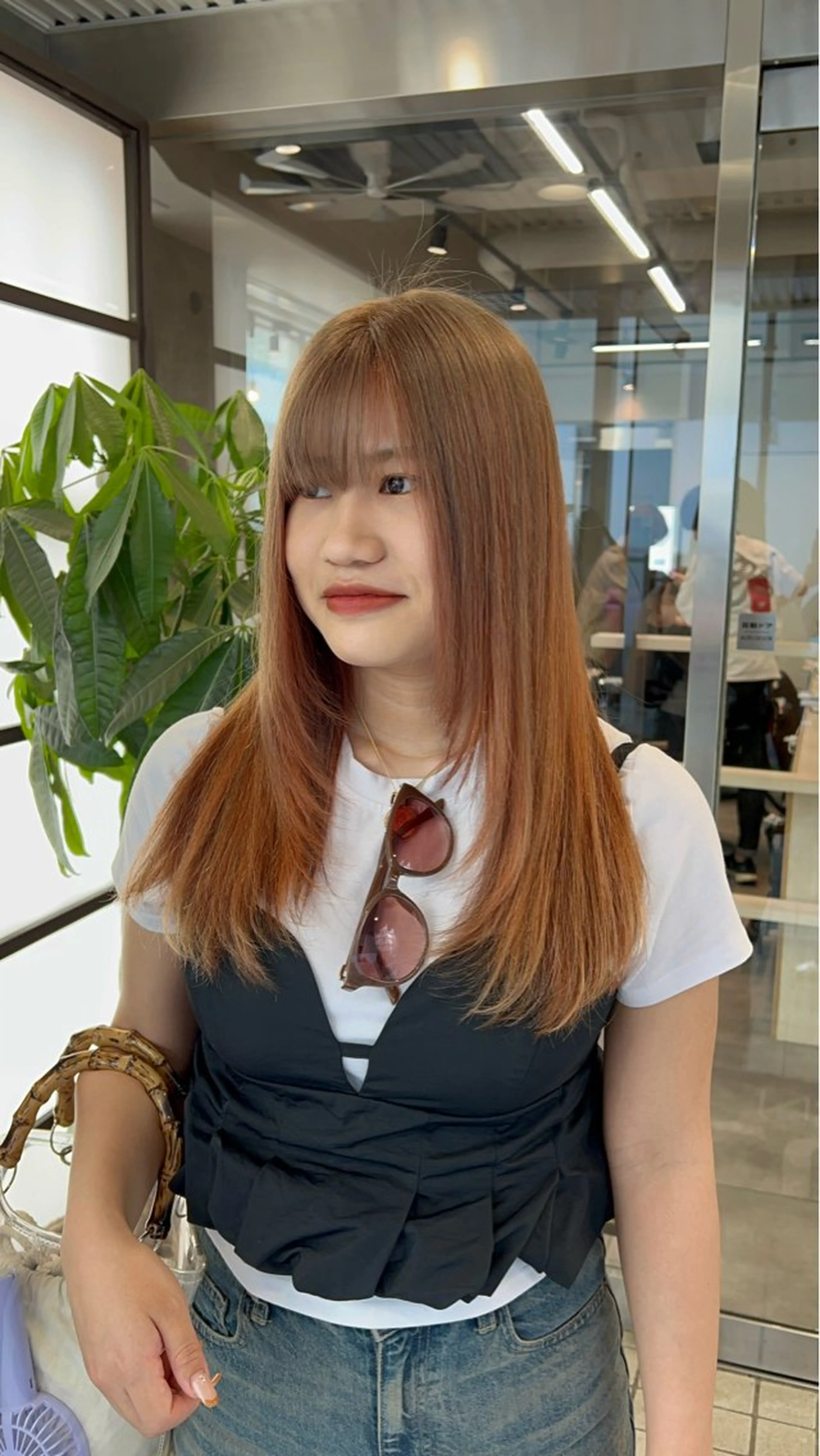 【ミニモ限定】💫レイヤーカット&ブリーチ込みのデザインカラー&プチトリートメント&コテ巻き無料💫の写真