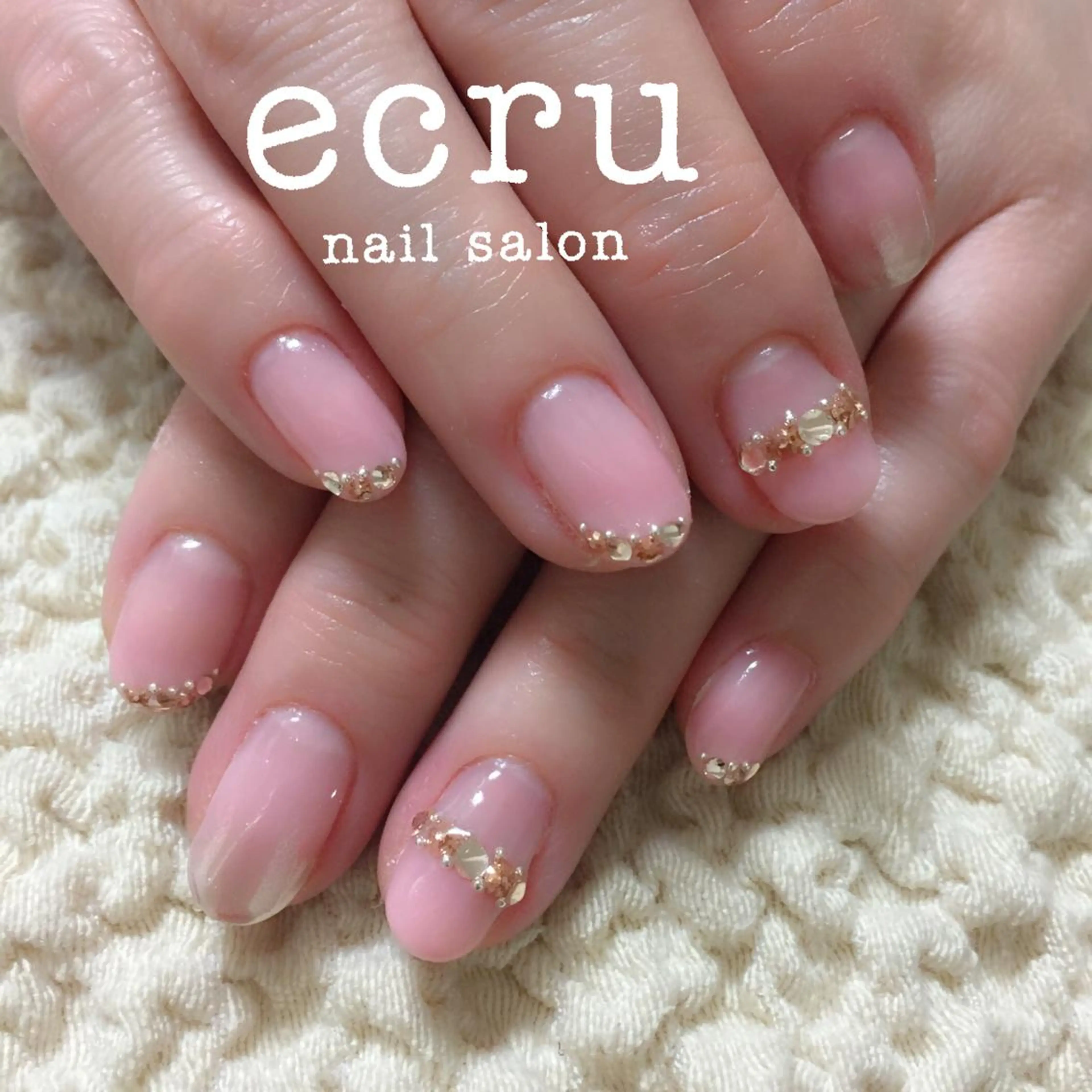 ネイル アートネイル ジェルネイル グラデーション キラキラネイル ミラーネイル ecru nail salon所属・ecru nail 長谷川まきのネイルデザイン