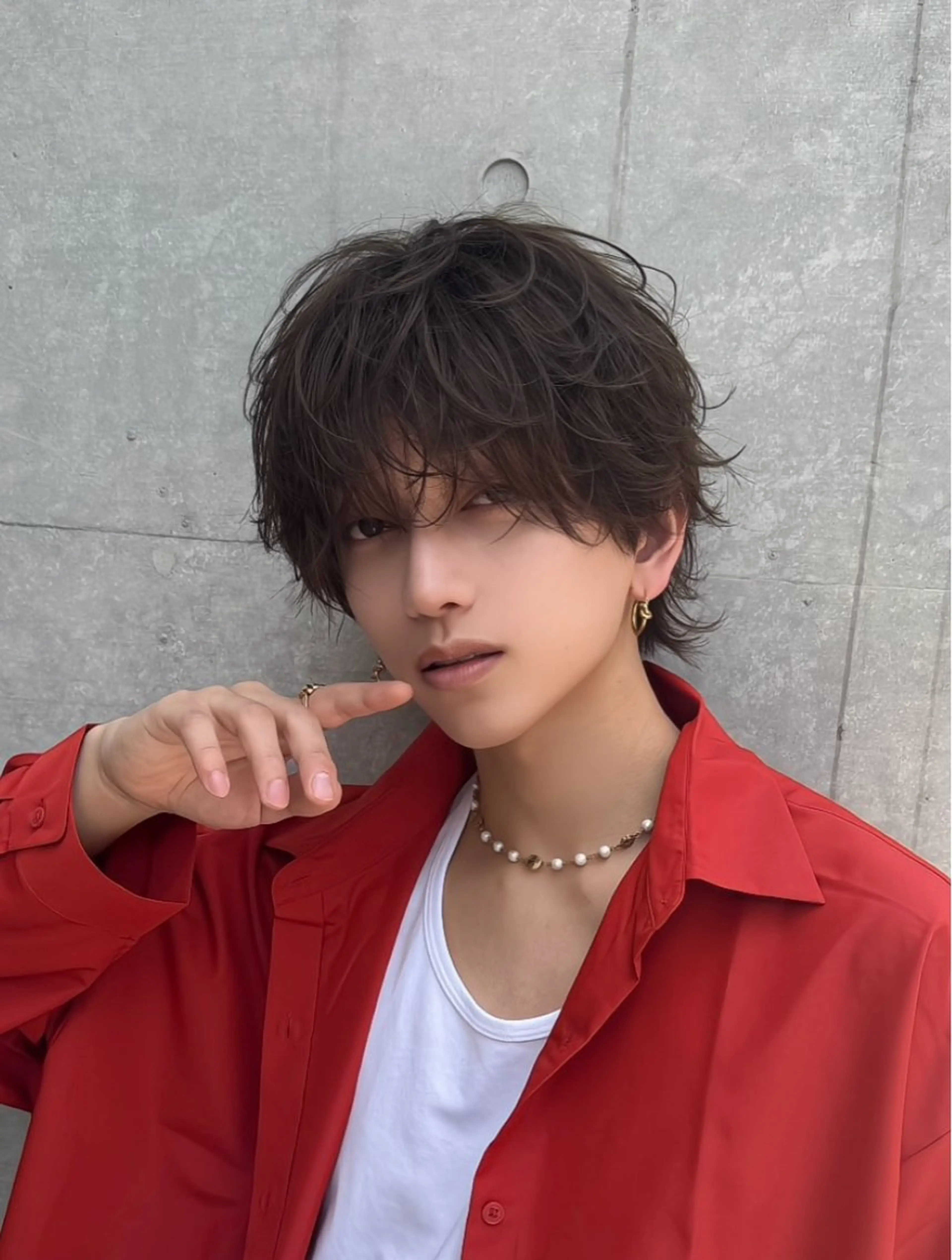 ショート メンズ マッシュ レイヤーカット CORE shinjuku所属・もえ .のヘアスタイル