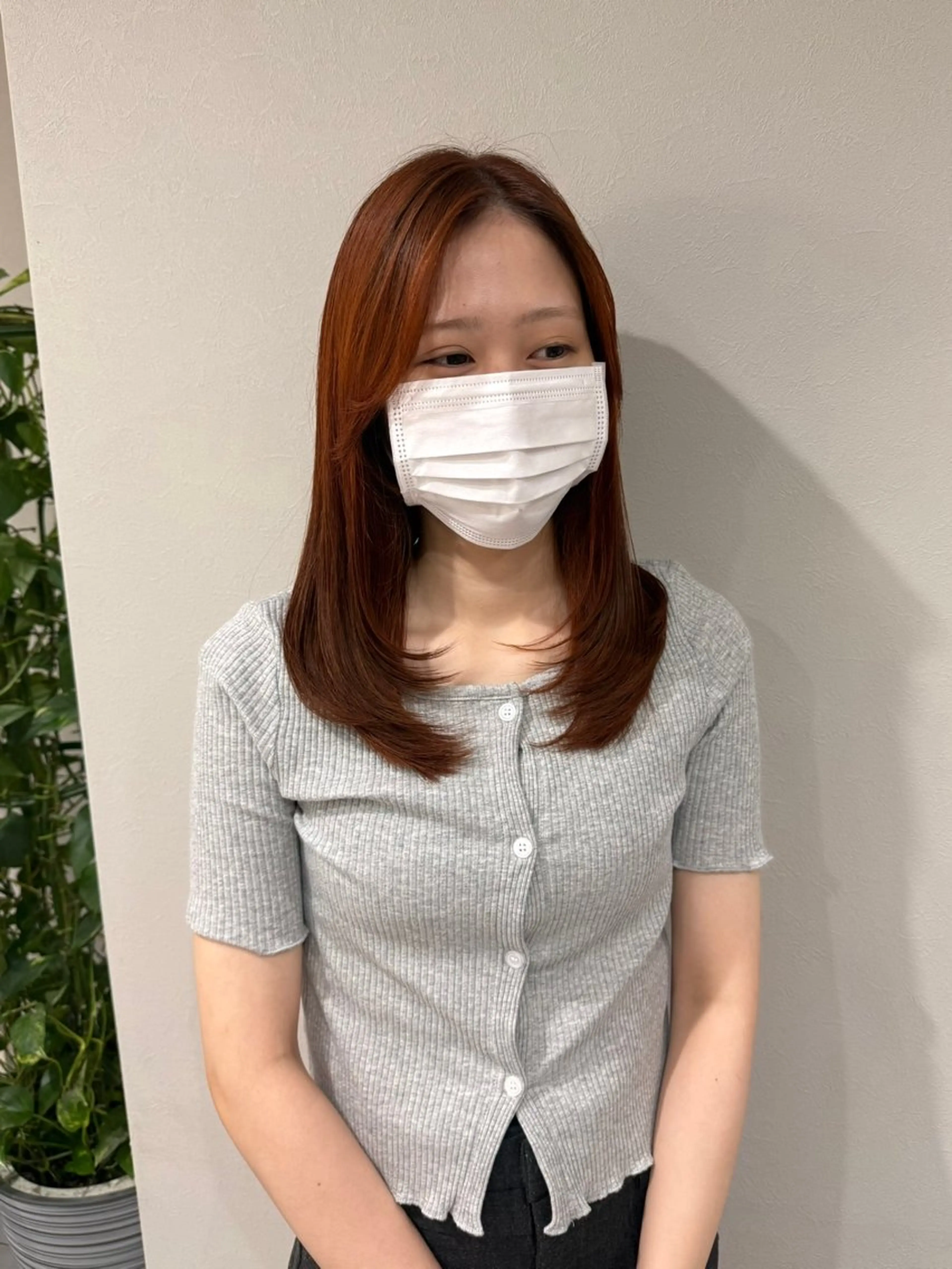 セミロング カラー カット ヘアカラー neneka レイヤーカット🍀のヘアスタイル