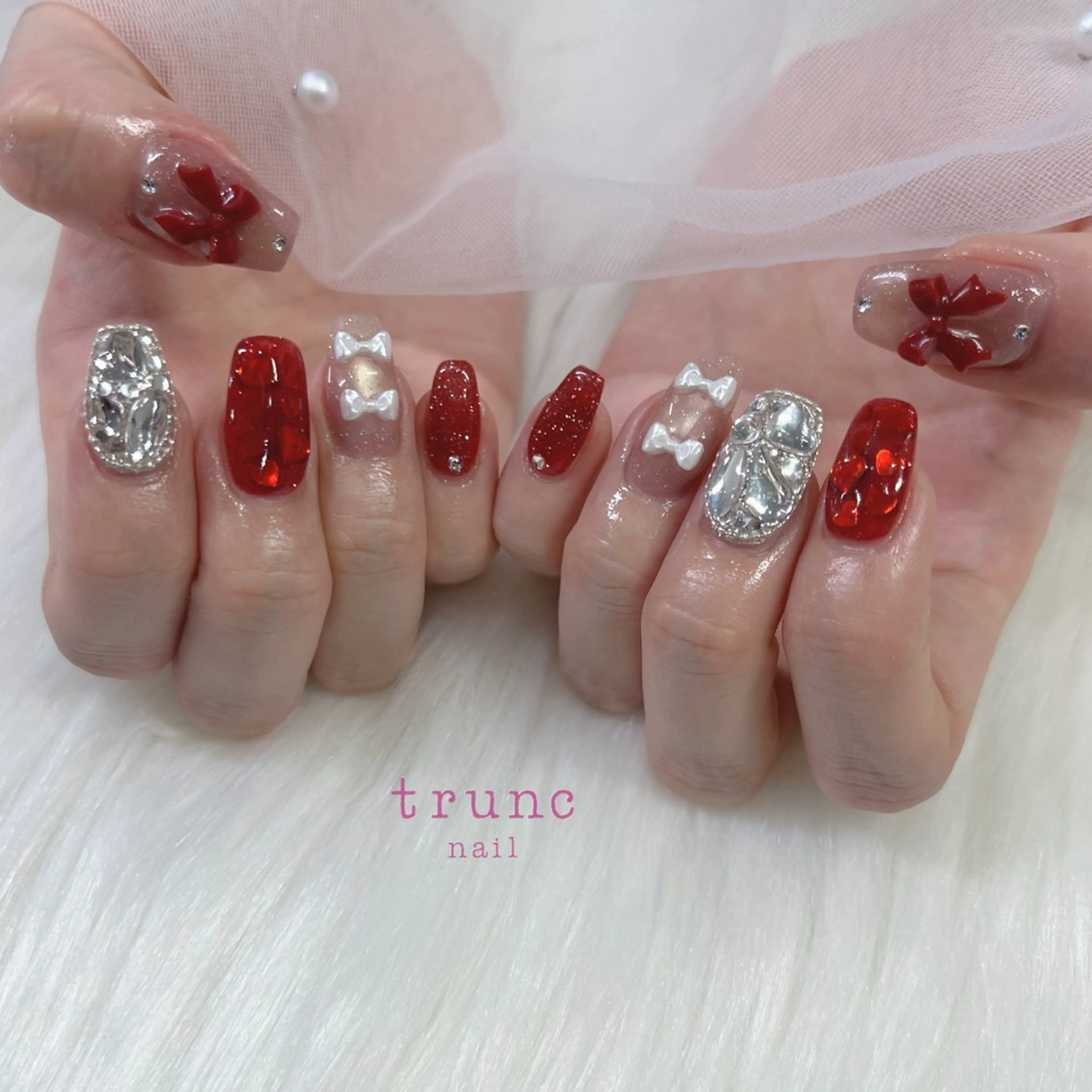 ネイル trunc nail 🌻宮下🌻のネイルデザイン