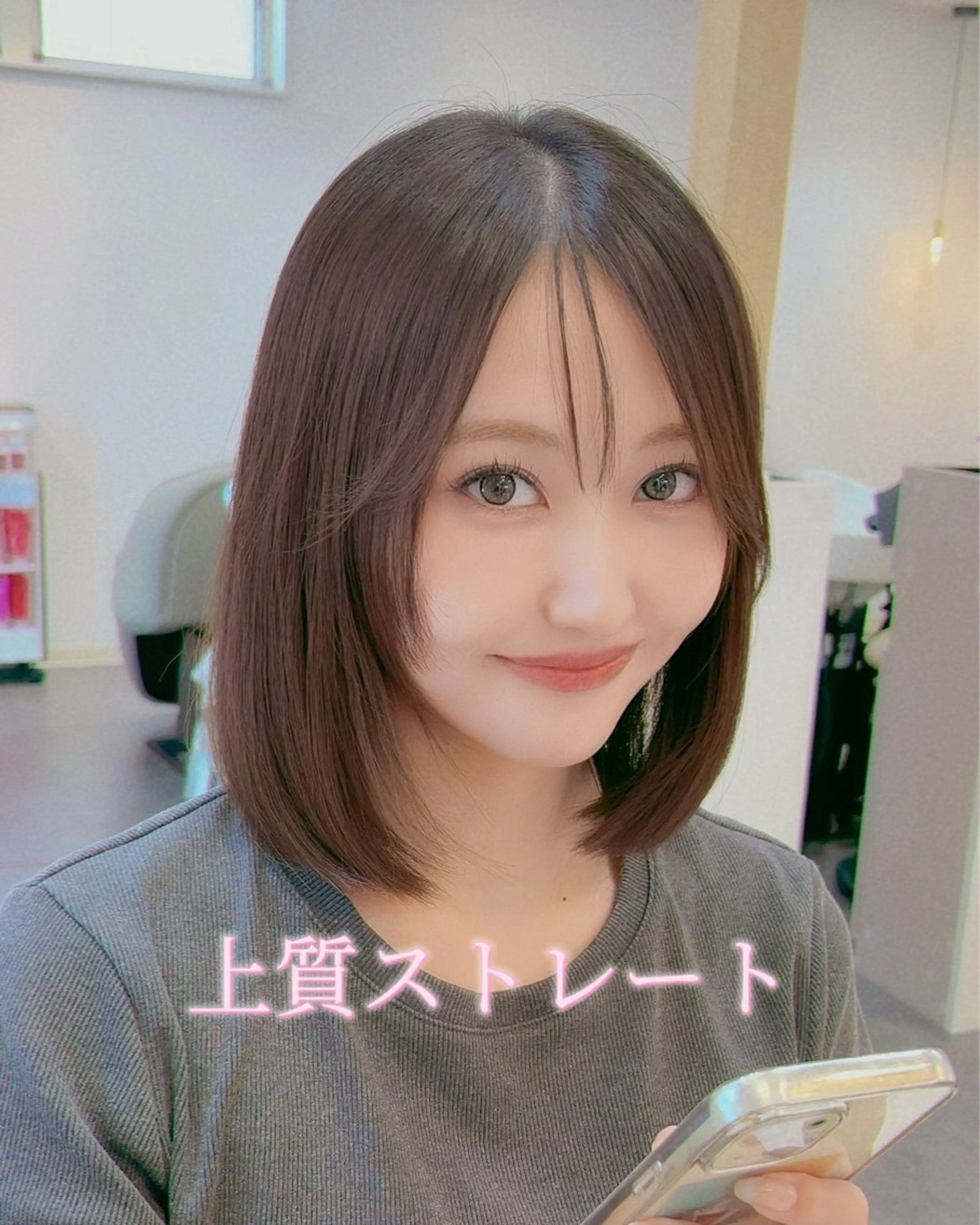 ミディアム MIZUKI🫧ྀི 韓国ヘアAFLOATのヘアスタイル