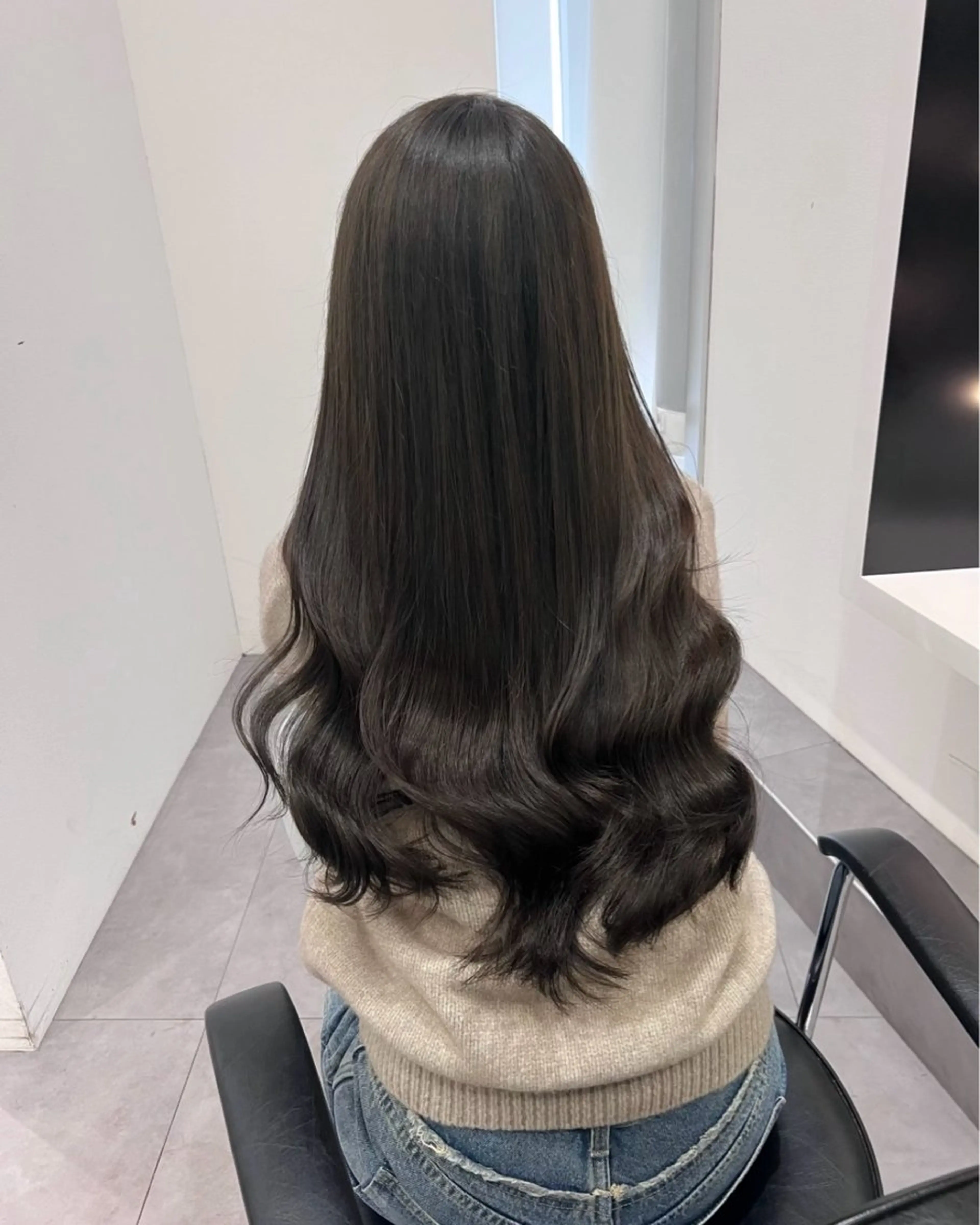 ロング カット ヘアカラー トリートメント しゅういち/赤み消し カラー特化のヘアスタイル